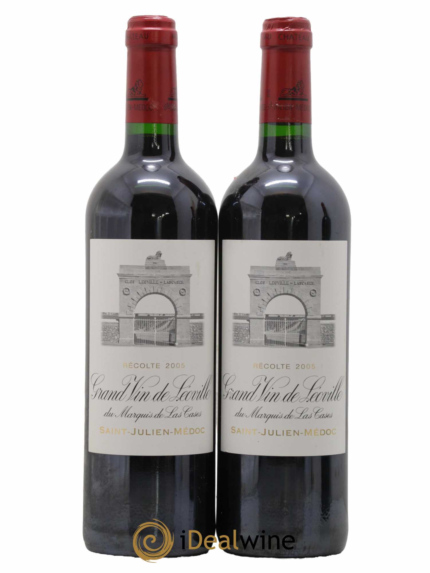 Château Léoville Las Cases 2ème Grand Cru Classé 2005 - Lot de 2 bouteilles - 0