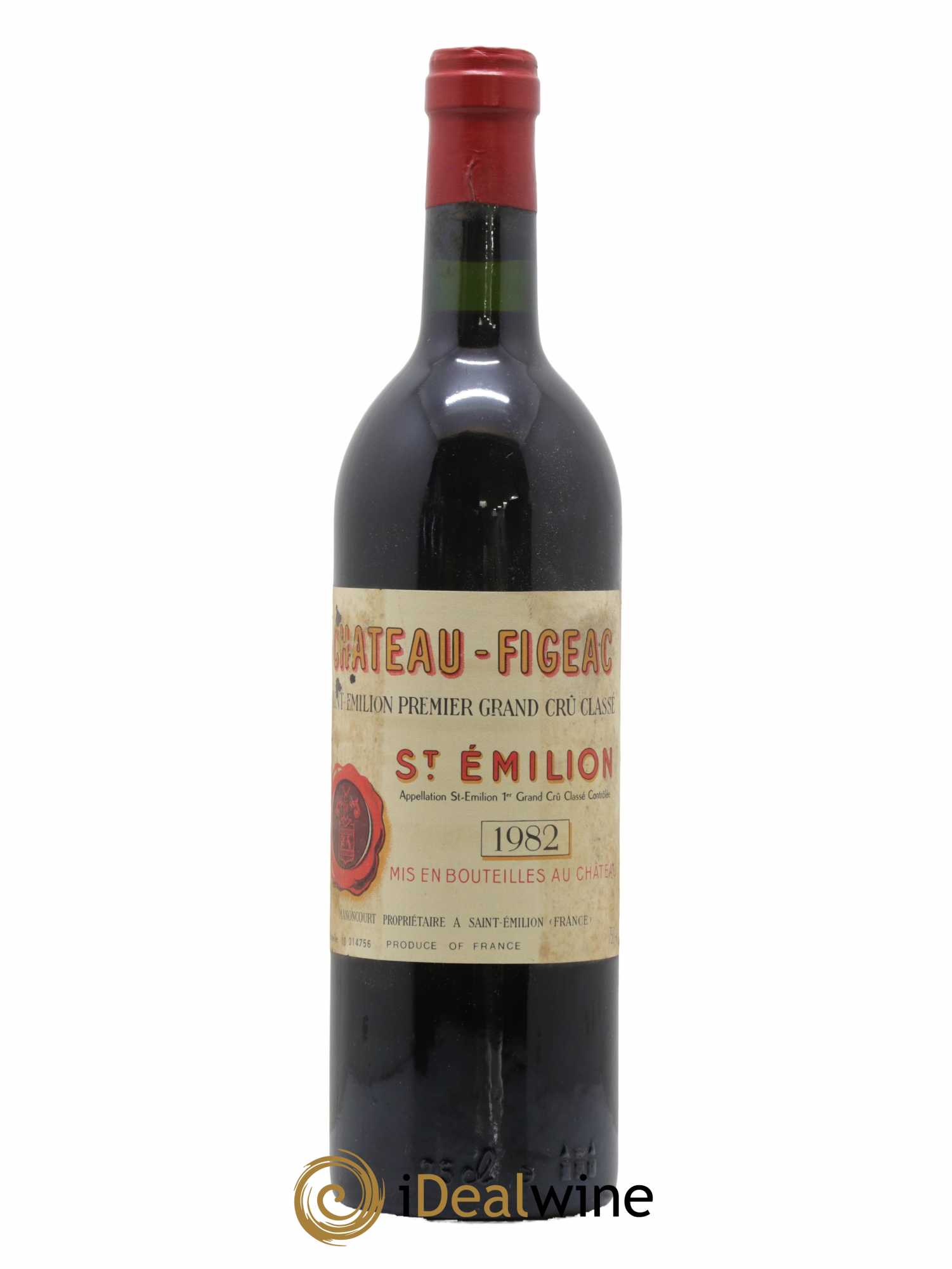 Château Figeac 1er Grand Cru Classé A 1982 - Lot de 1 bouteille - 0
