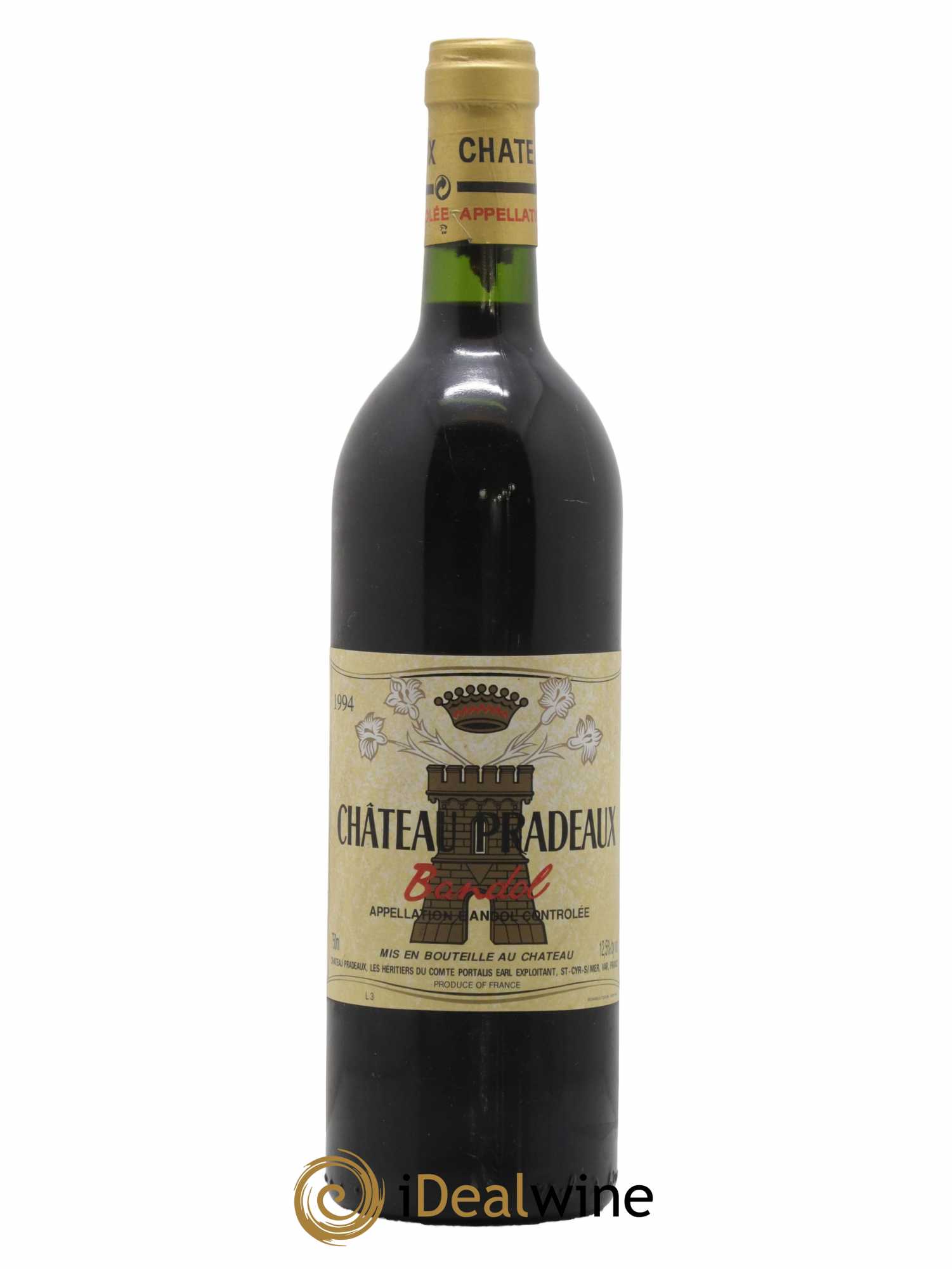 Bandol Château Pradeaux Famille Portalis 1994 - Lot de 1 bouteille - 0
