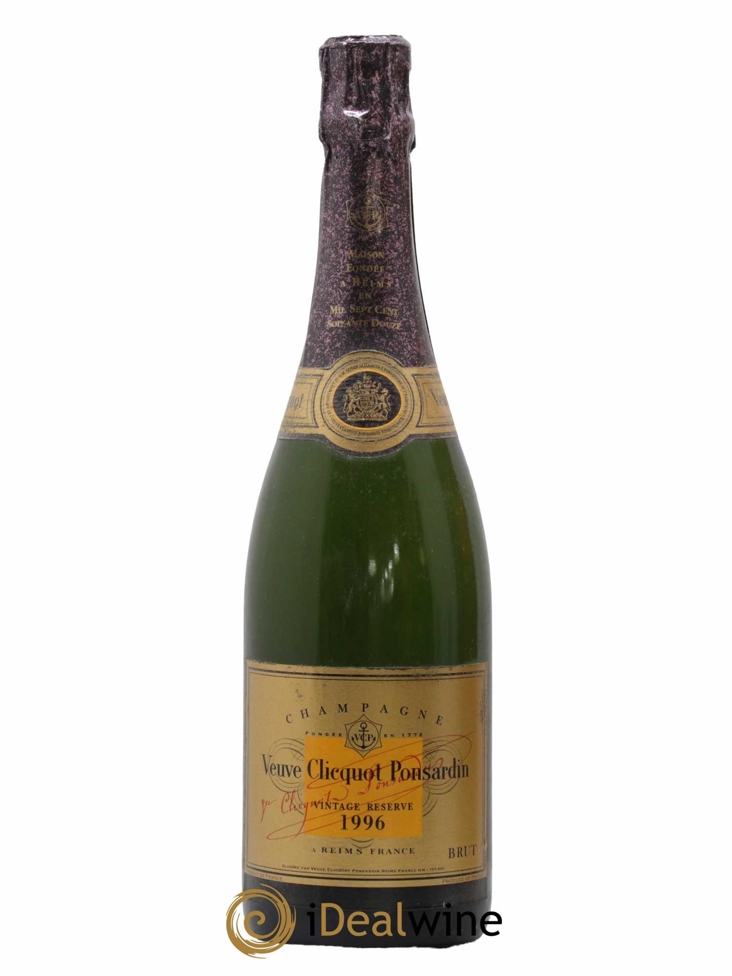 Brut Réserve Veuve Clicquot 1996 - Lot de 1 bouteille - 1
