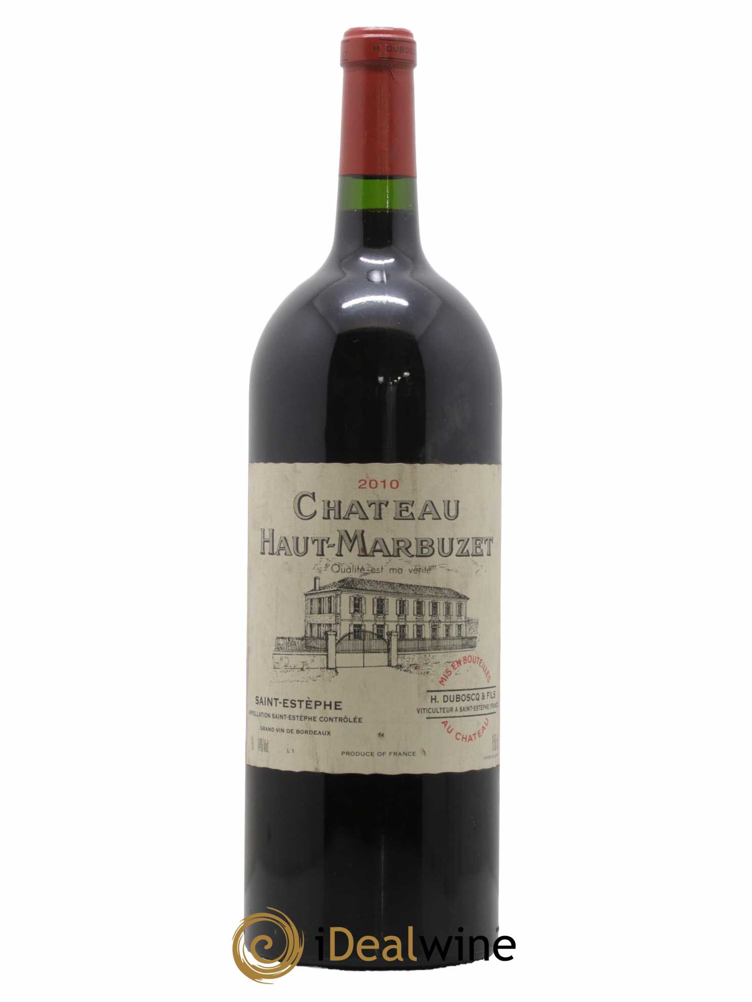 Château Haut Marbuzet 2010 - Lot de 1 magnum - 0