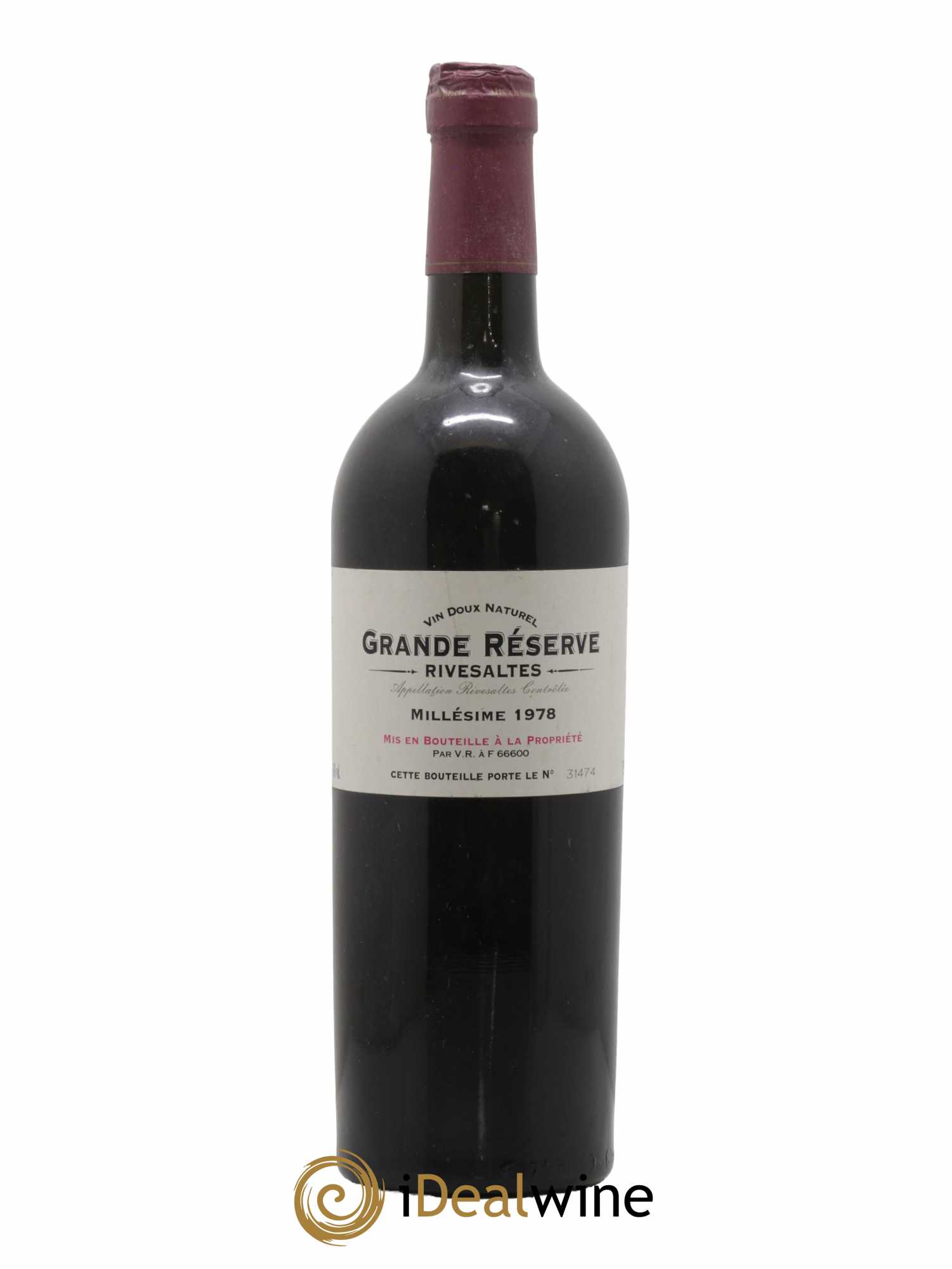 Rivesaltes 1978 - Posten von 1 Flasche - 0
