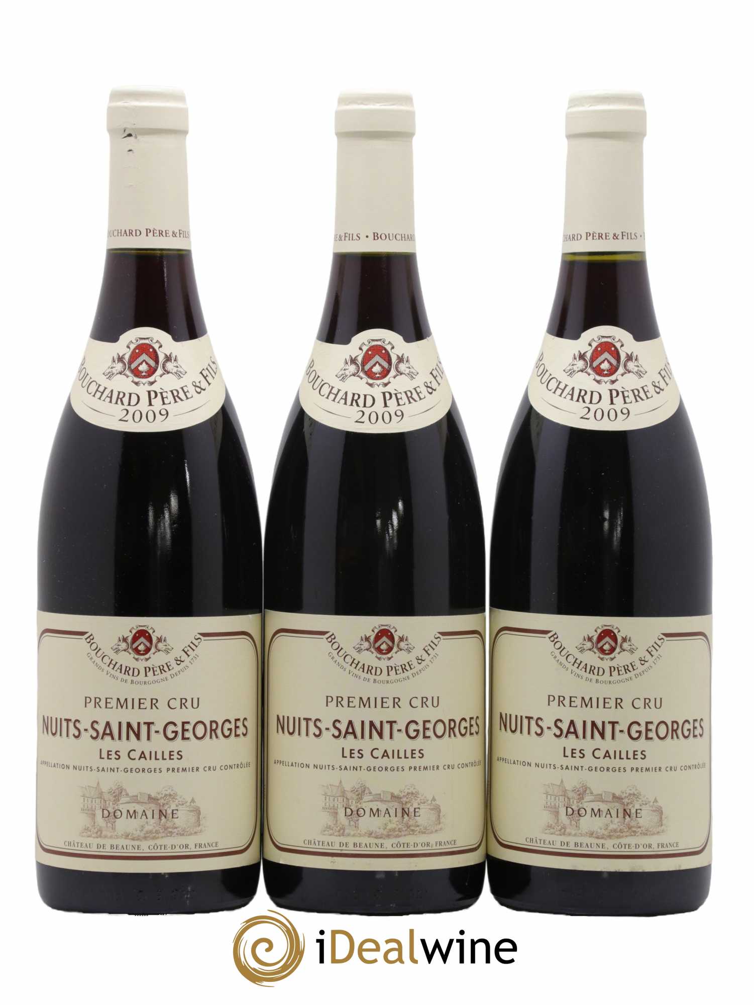 Nuits-Saint-Georges 1er Cru Les Cailles Bouchard Père & Fils 2009 - Lot de 3 bouteilles - 0
