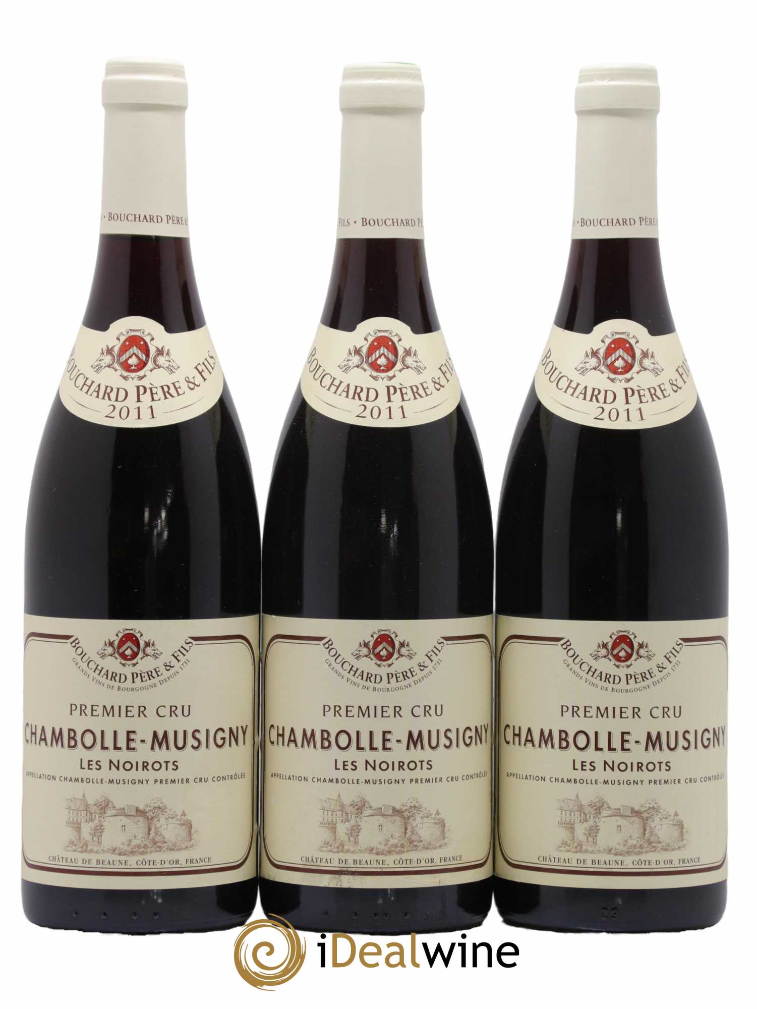 Chambolle-Musigny 1er Cru Les Noirots Bouchard Père & Fils 2011 - Lot de 3 bouteilles - 0