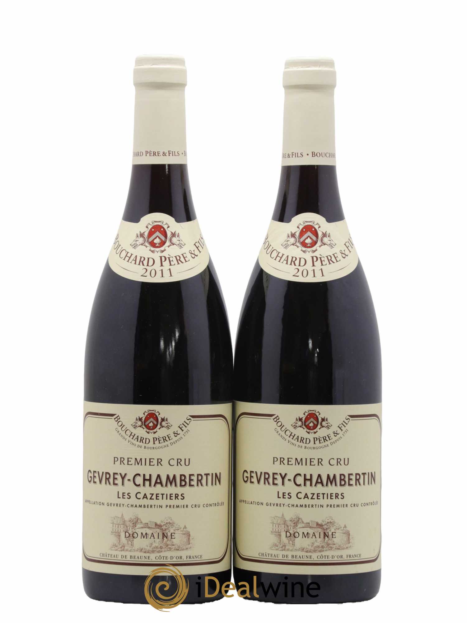 Gevrey-Chambertin 1er Cru Les Cazetiers Bouchard Père & Fils 2011 - Lot de 2 bouteilles - 0