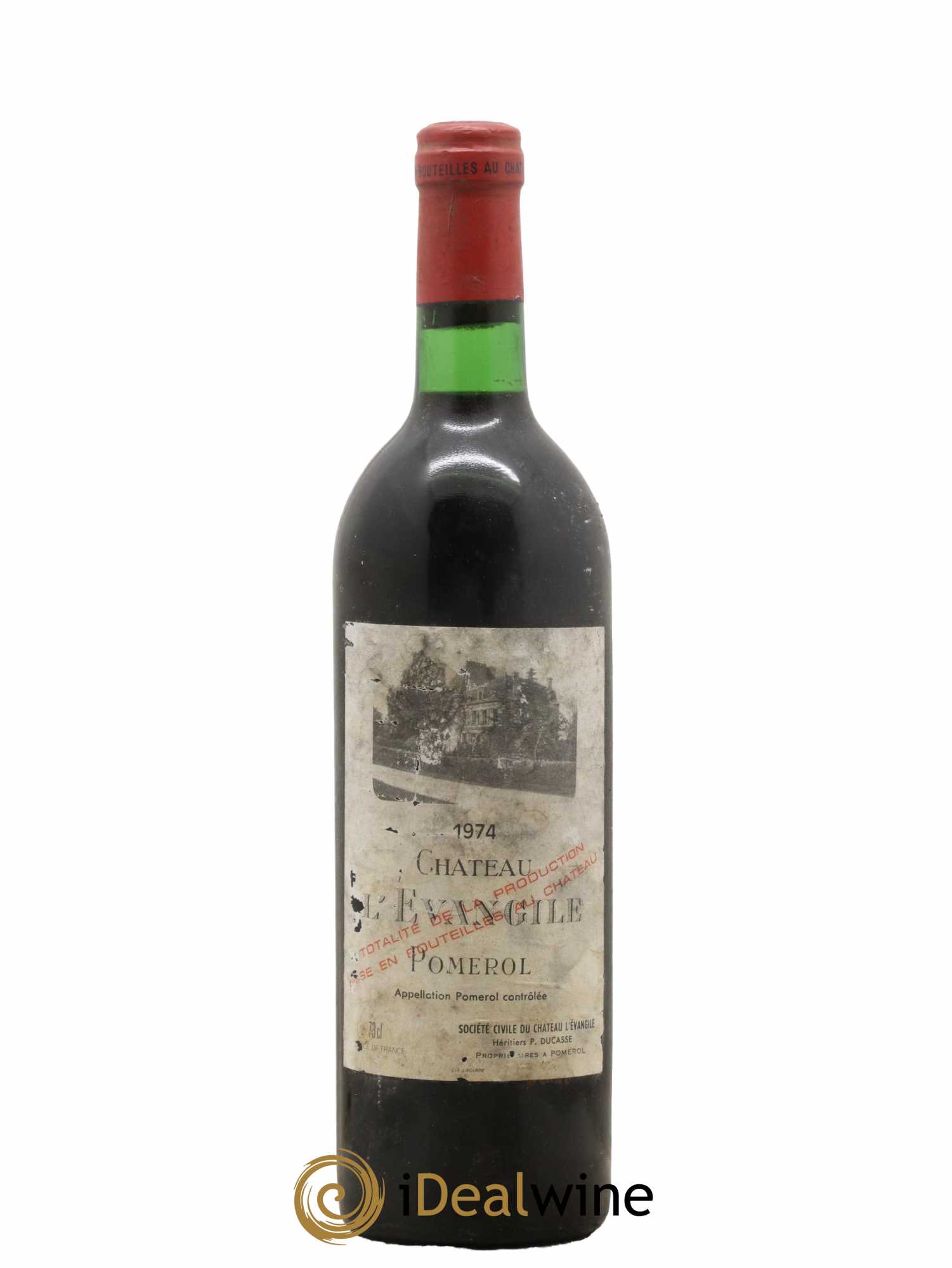 Château l' Évangile 1974 - Lot de 1 bouteille - 0