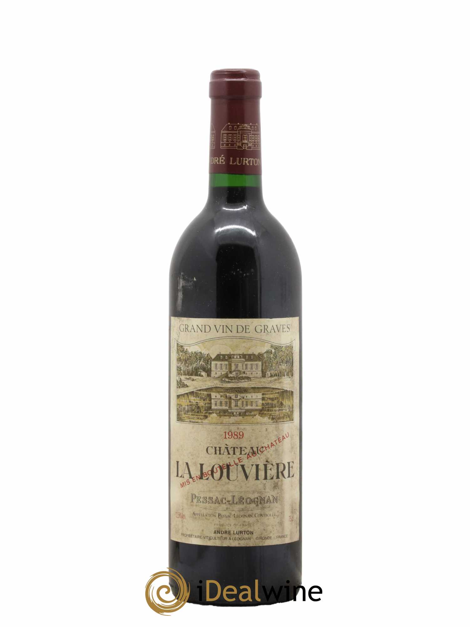 Château la Louvière 1989 - Lot de 1 bouteille - 0