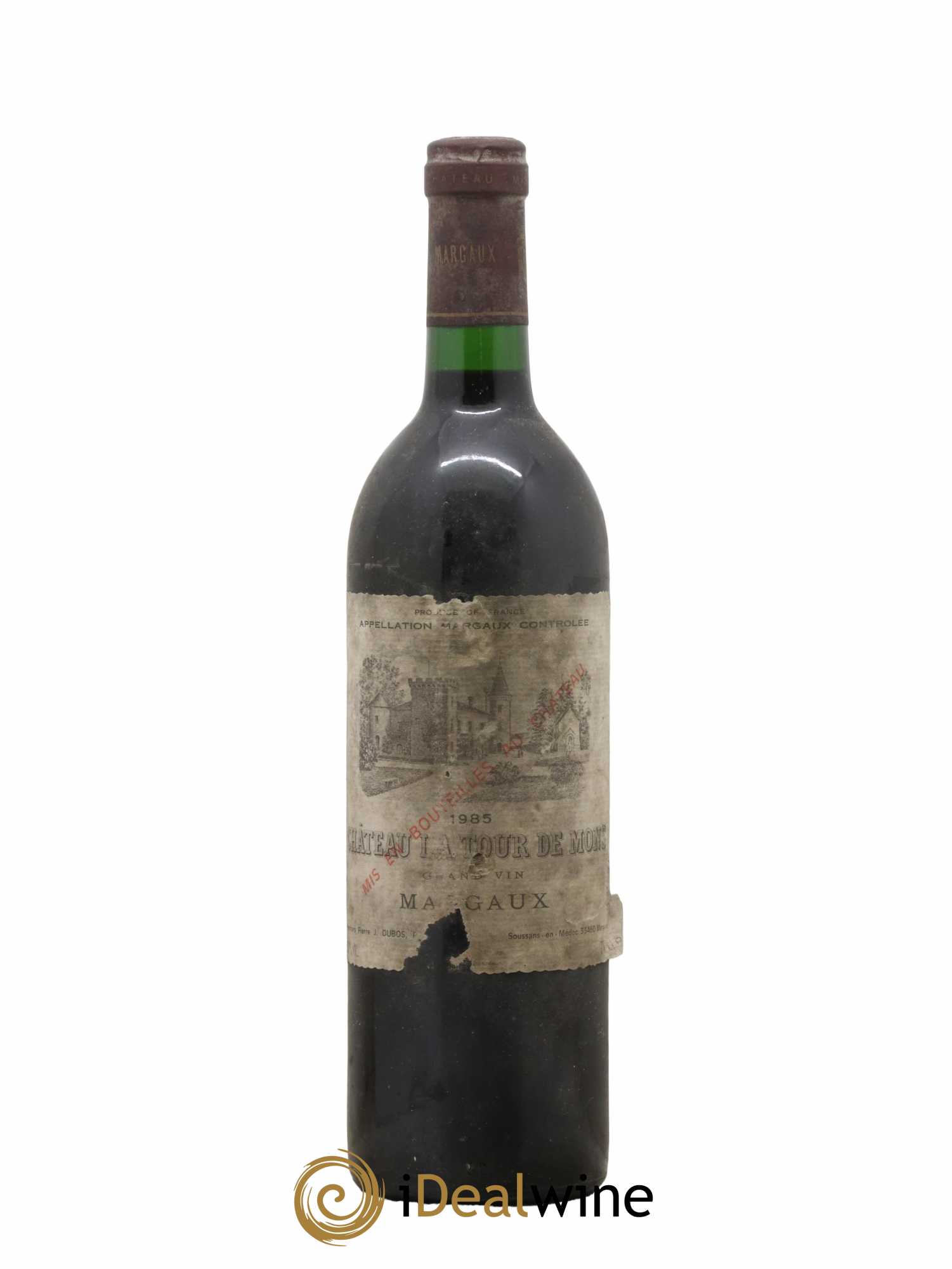 Château la Tour de Mons Cru Bourgeois 1985 - Lot de 1 bouteille - 0
