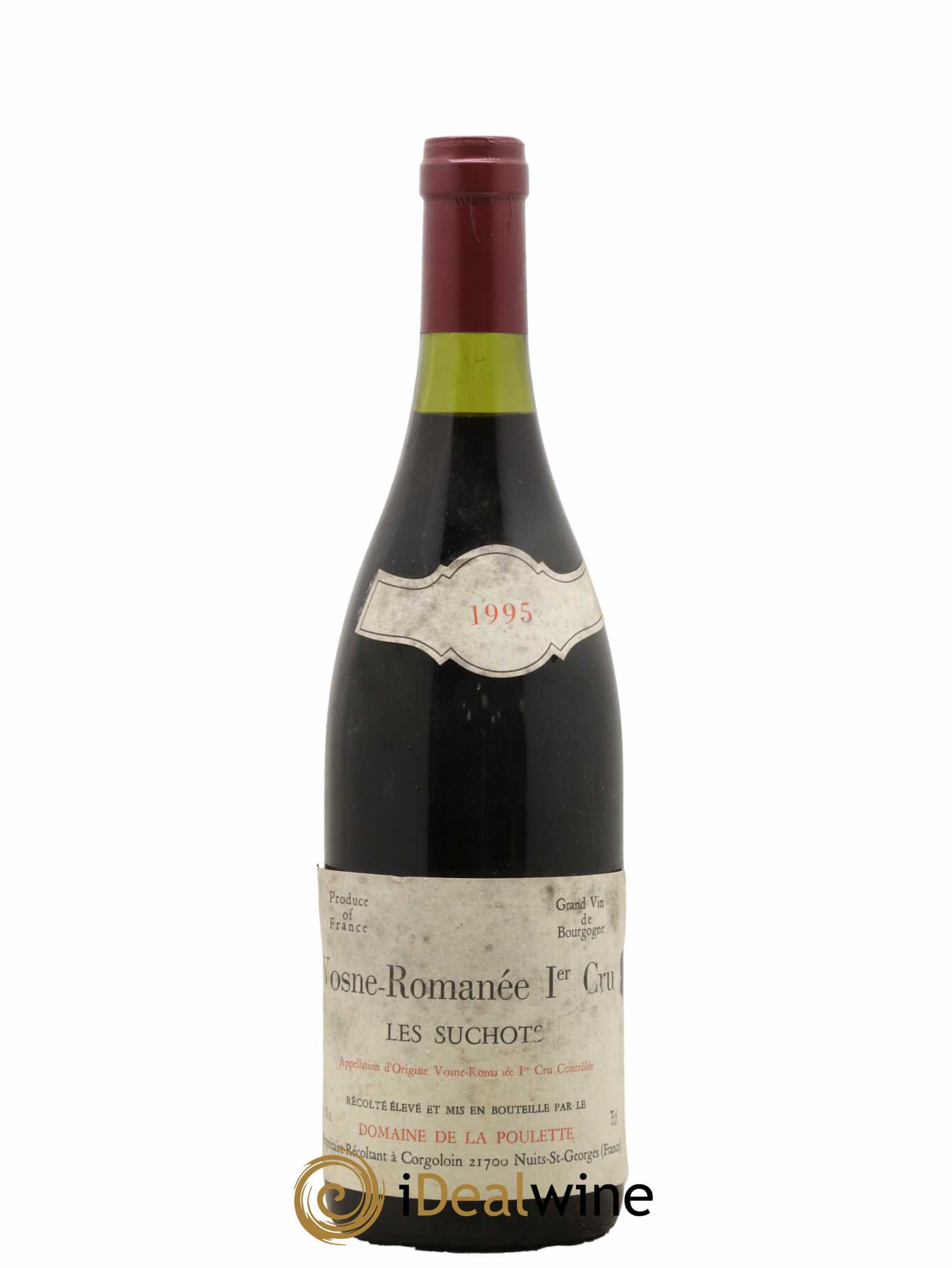 Vosne-Romanée 1er Cru Les Suchots Domaine de la Poulette 1995 - Lot de 1 bouteille - 0