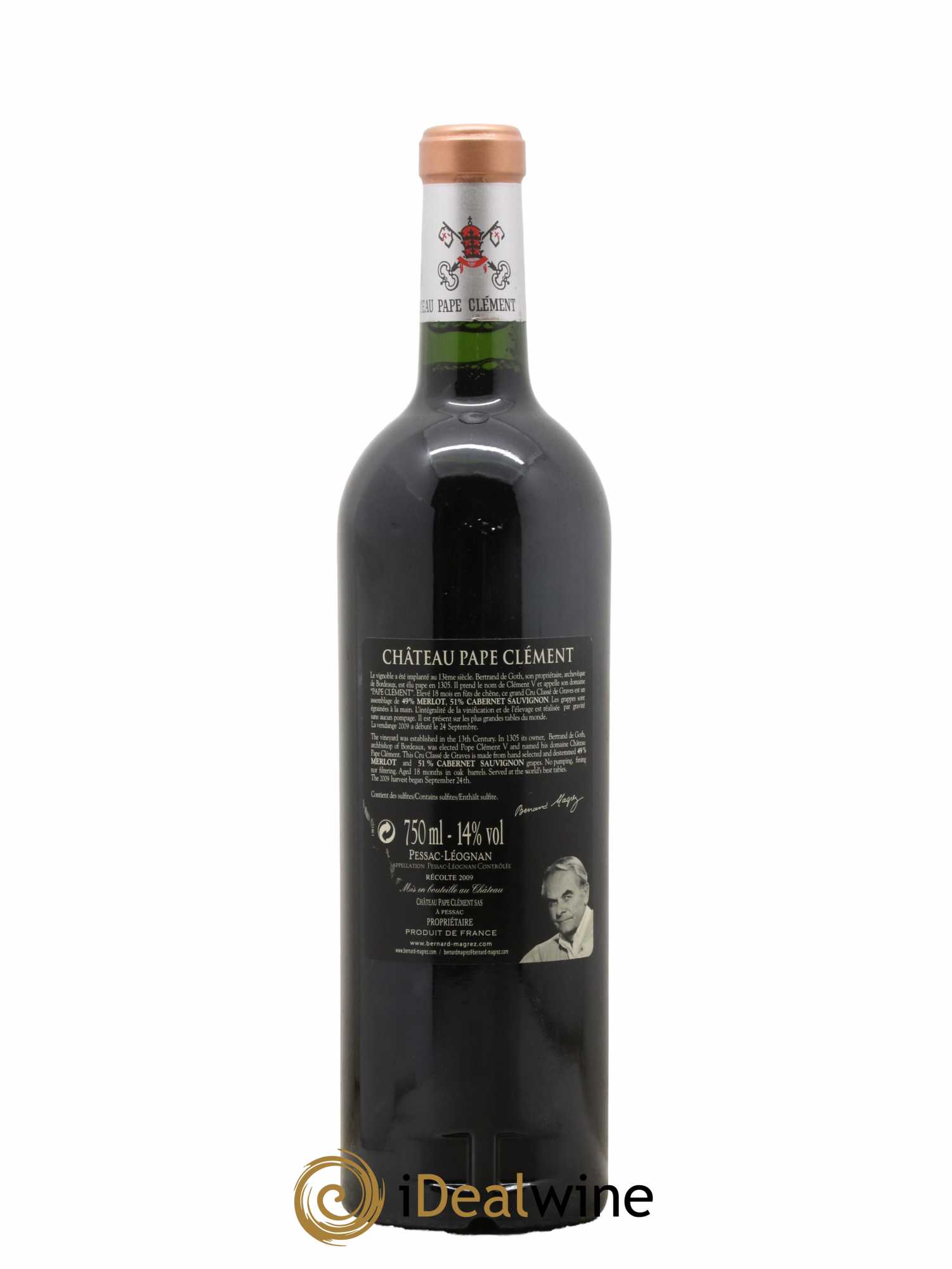 Château Pape Clément Cru Classé de Graves 2009 - Lot de 1 bouteille - 1