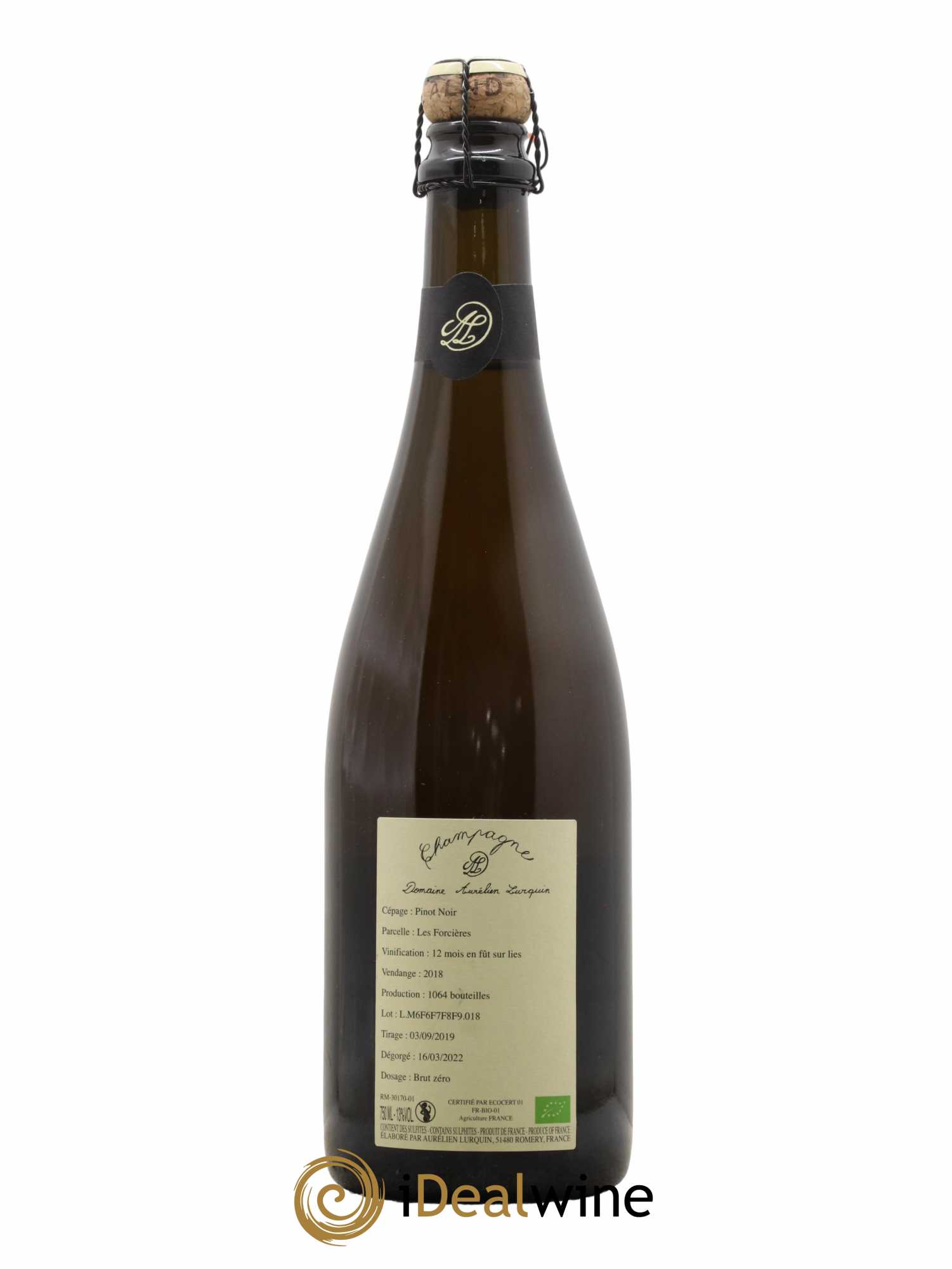 Pinot Noir Les Forcières Aurélien Lurquin 2018 - Lot de 1 bouteille - 1