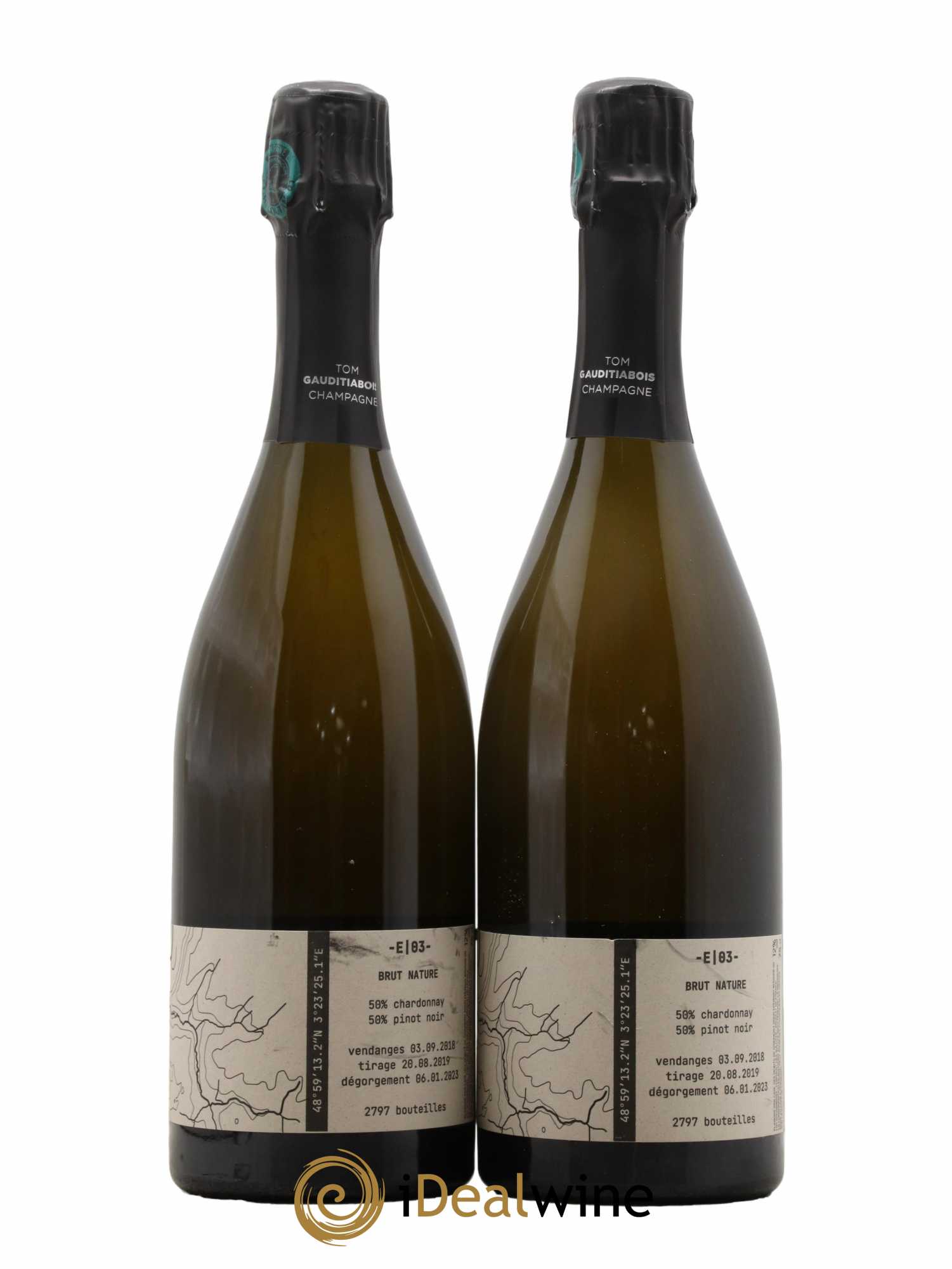 Champagne Tom Gauditiabois Exploration - Lot de 2 bouteilles - 1