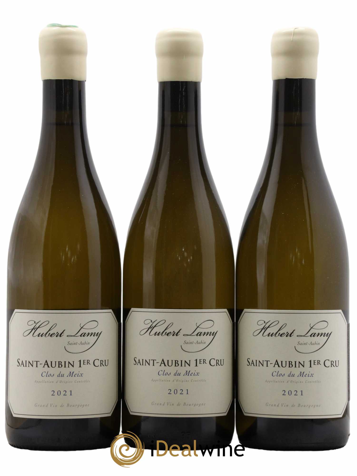 Saint-Aubin 1er Cru Clos du Meix Hubert Lamy 2021 - Lot de 3 bouteilles - 0