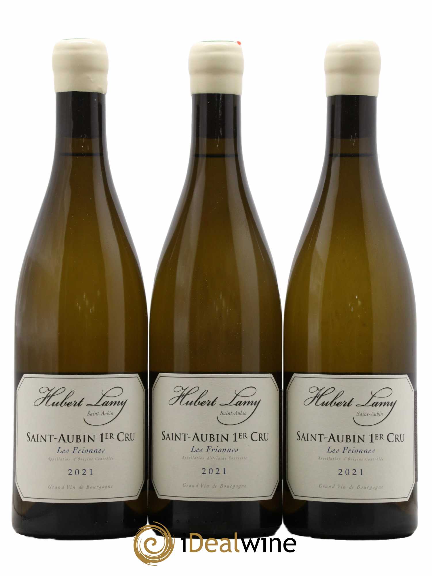 Saint-Aubin 1er Cru Les Frionnes Hubert Lamy 2021 - Lot de 3 bouteilles - 0