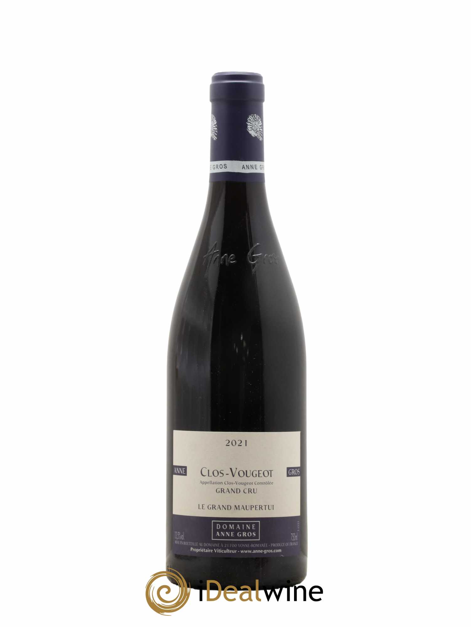 Clos de Vougeot Grand Cru Le Grand Maupertui Anne Gros 2021 - Lot de 1 bouteille - 0