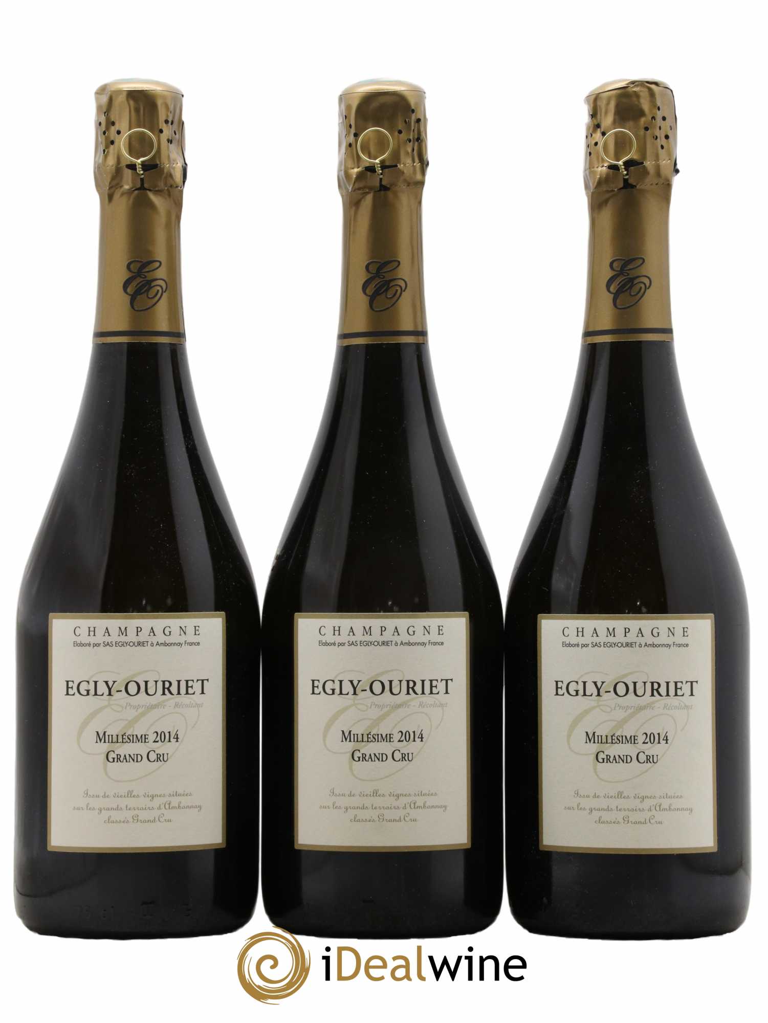 Ambonnay Vieilles Vignes Brut Millésimé Egly-Ouriet 2014 - Lot de 3 bouteilles - 0
