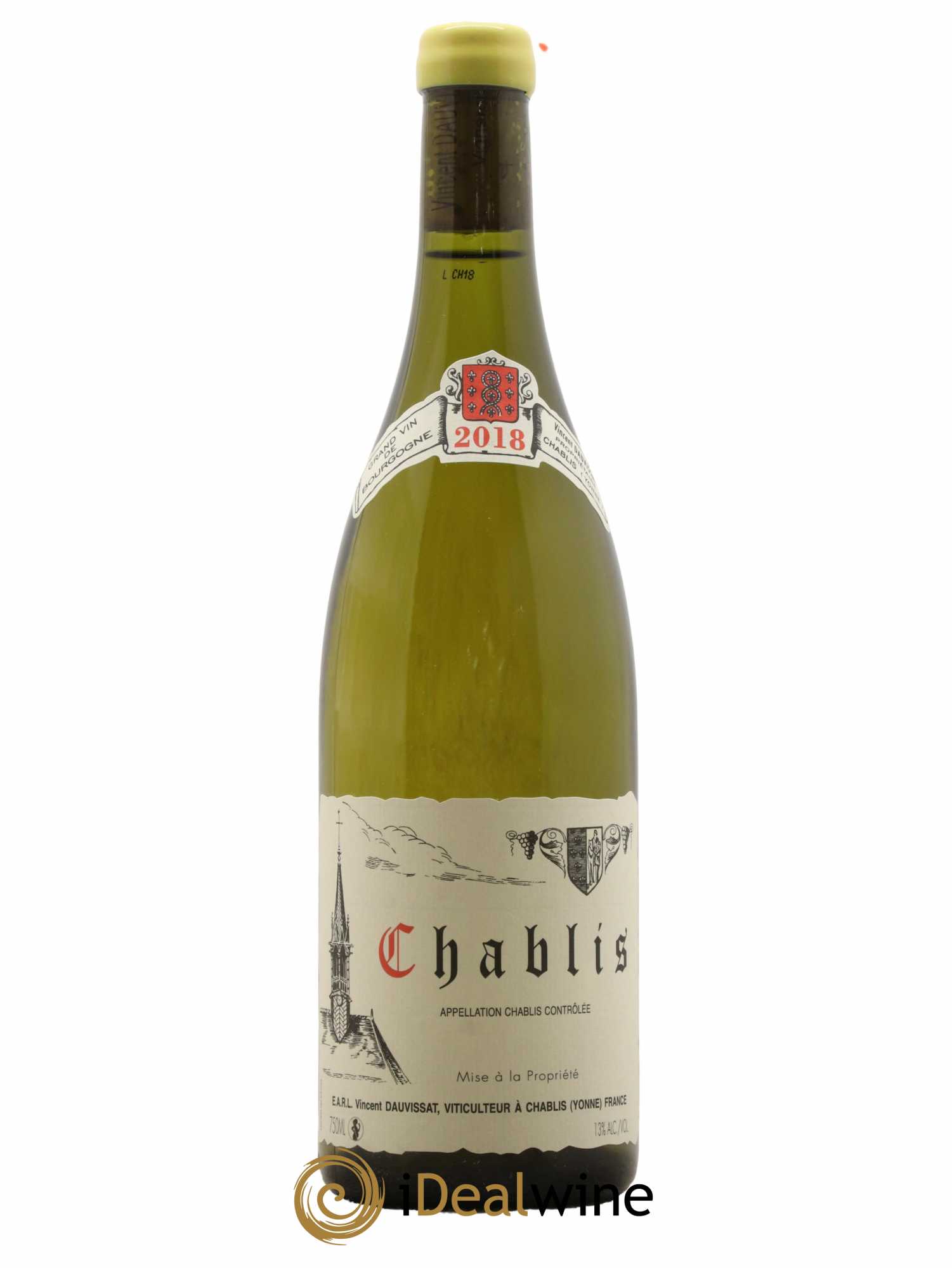 Chablis Vincent Dauvissat (Domaine) 2018 - Lot de 1 bouteille - 0