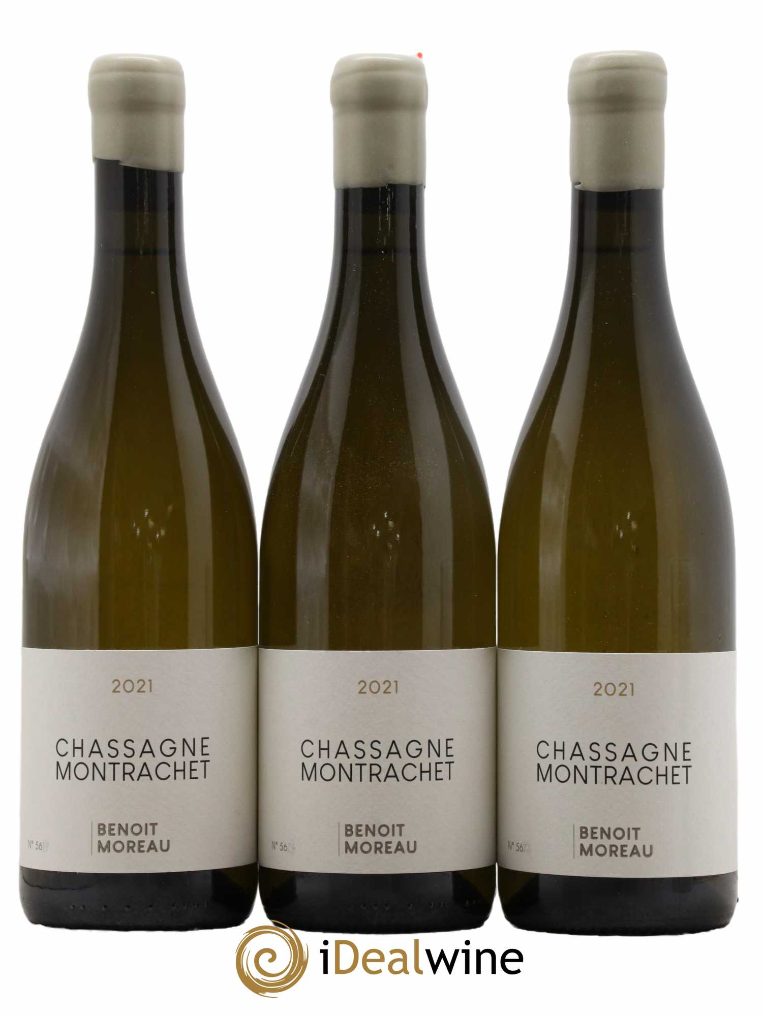 Chassagne-Montrachet Benoit Moreau 2021 - Lot de 3 bouteilles - 0