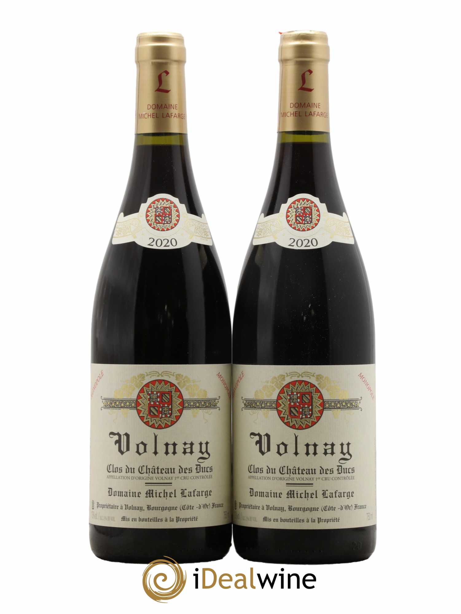 Volnay 1er Cru Clos du Château des Ducs Lafarge (Domaine) 2020 - Lot de 2 bouteilles - 0