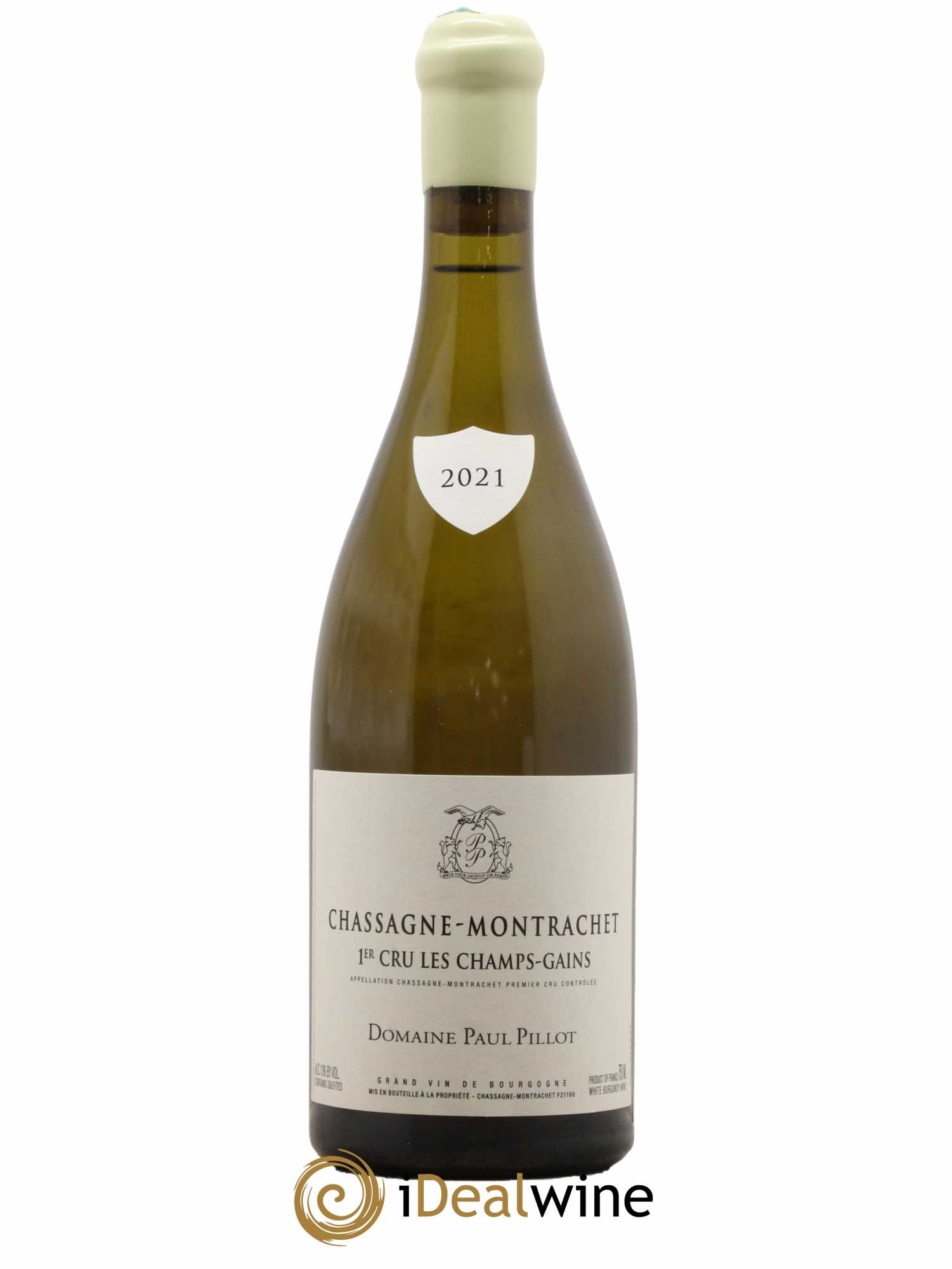 Chassagne-Montrachet 1er Cru Champs Gains Paul Pillot (Domaine) 2021 - Lot de 1 bouteille - 0