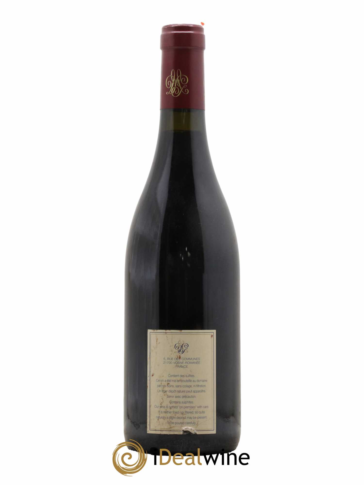 Clos de Vougeot Grand Cru Georges Mugneret-Gibourg (Domaine) 2012 - Lot de 1 bouteille - 1