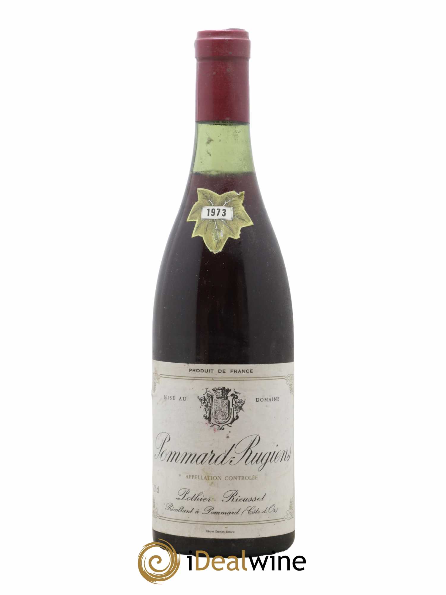 Pommard Rugiens Pothier-Rieusset 1973 - Posten von 1 Flasche - 0