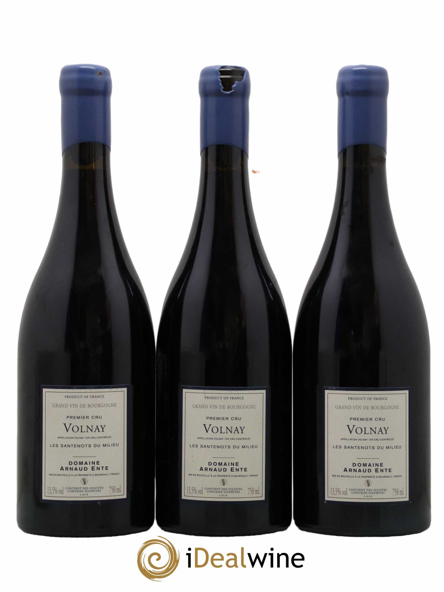 Volnay 1er Cru Les Santenots du Milieu Arnaud Ente 2018 - Lot de 3 bouteilles - 1