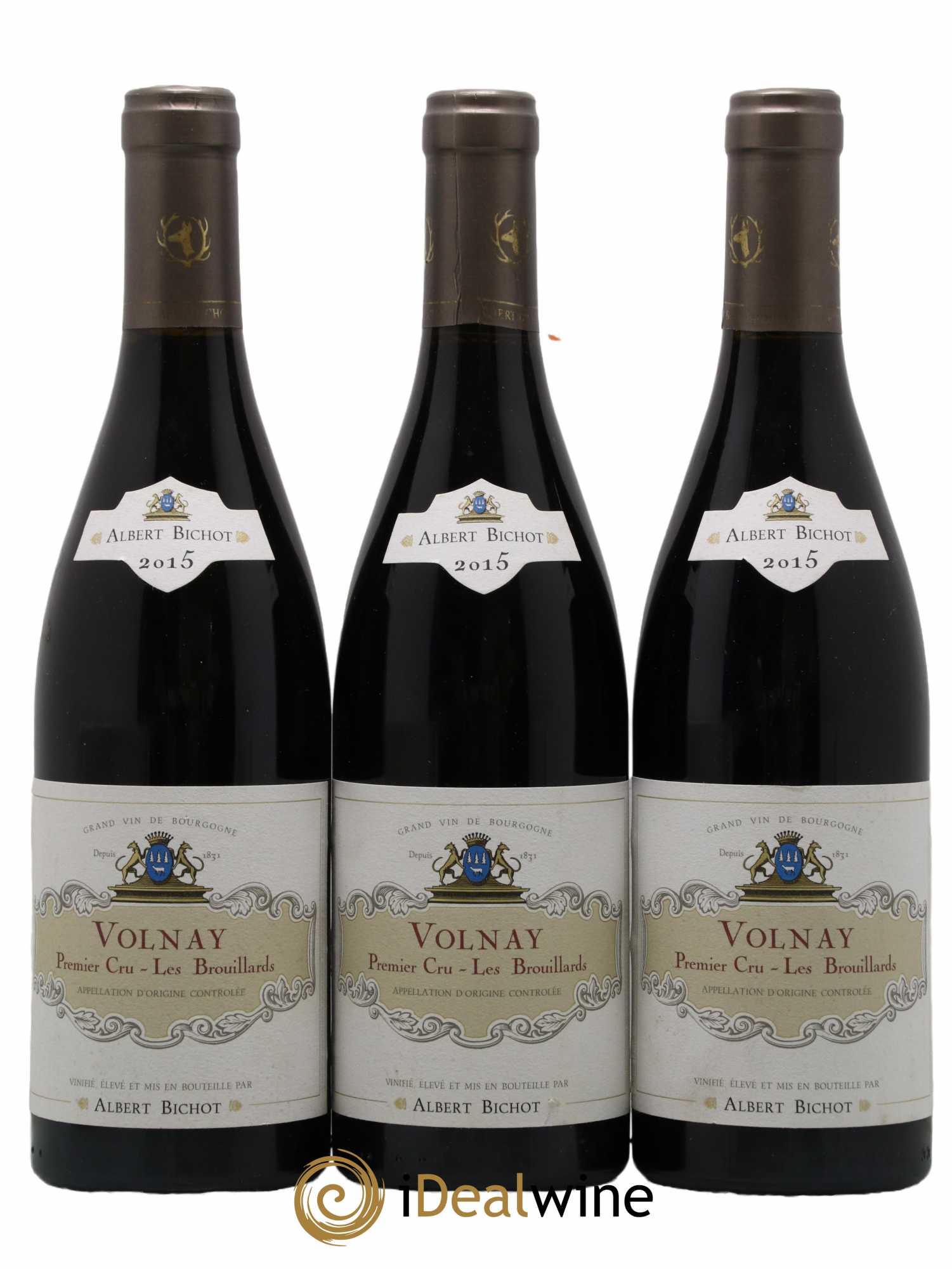 Volnay 1er Cru Les Brouillards Albert Bichot 2015 - Lot de 3 bouteilles - 0