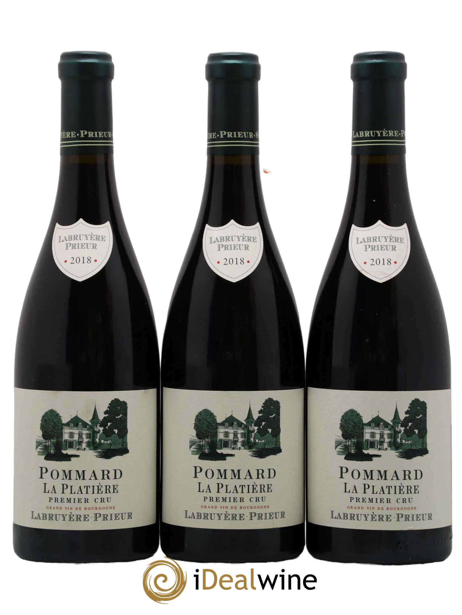 Pommard 1er Cru La Platière Labruyere-Prieur 2018 - Lot de 3 bouteilles - 0