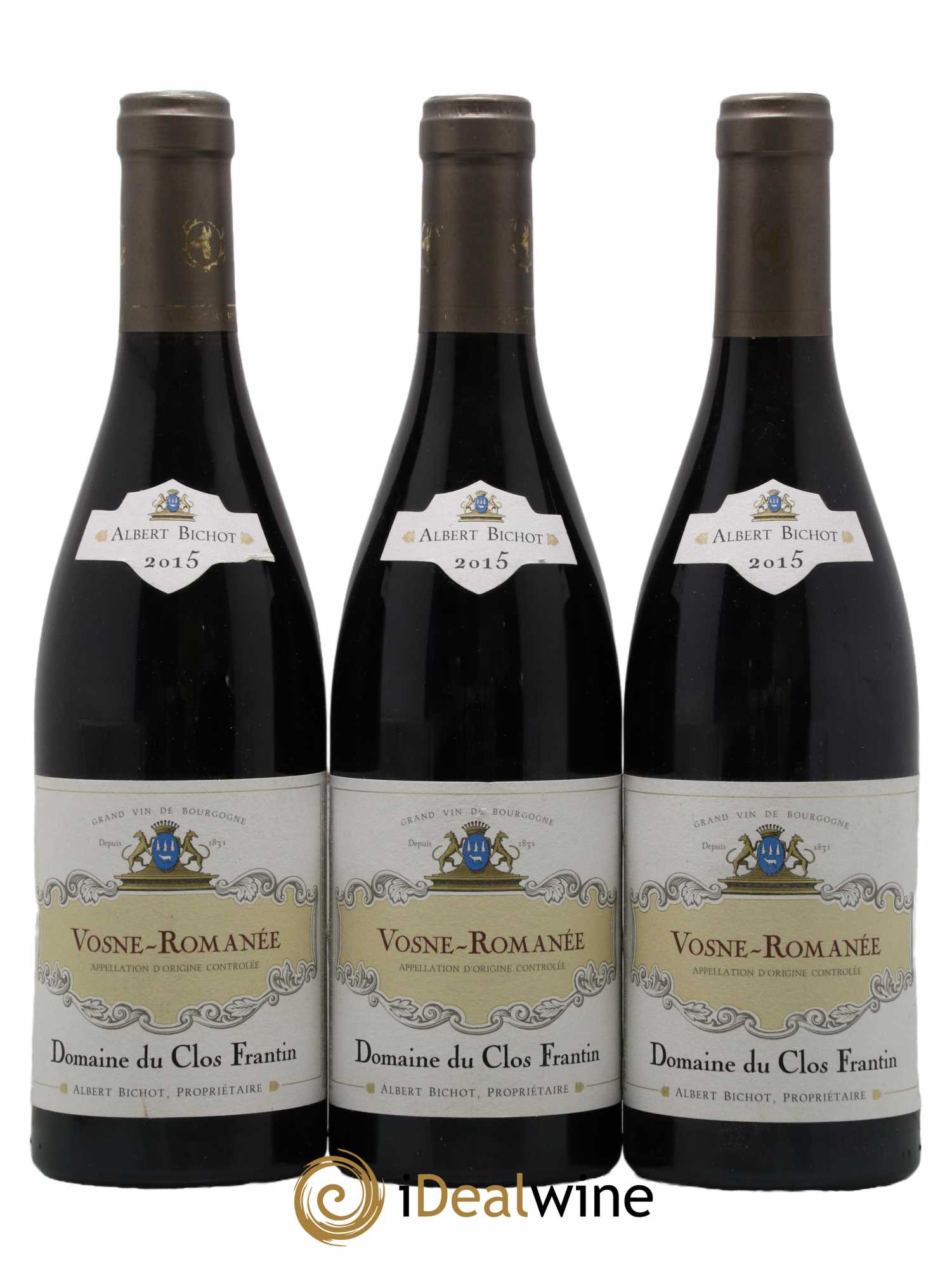 Vosne-Romanée Clos Frantin - Albert Bichot 2015 - Lot de 3 bouteilles - 0