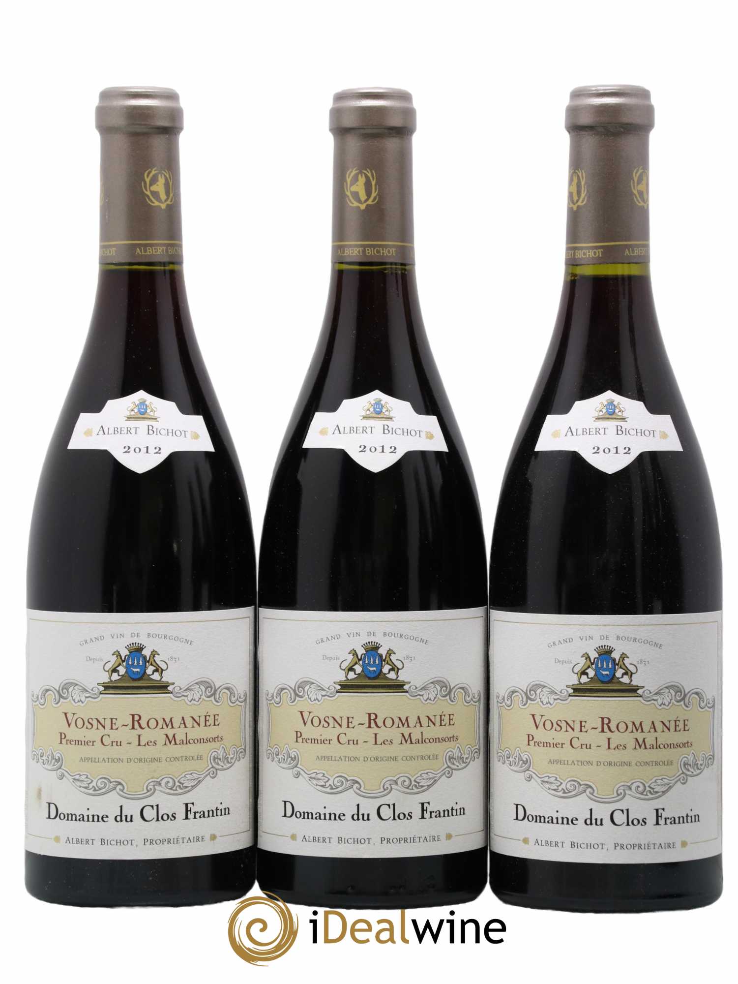 Vosne-Romanée 1er Cru Les Malconsorts Clos Frantin - Albert Bichot 2012 - Lot de 6 bouteilles - 1