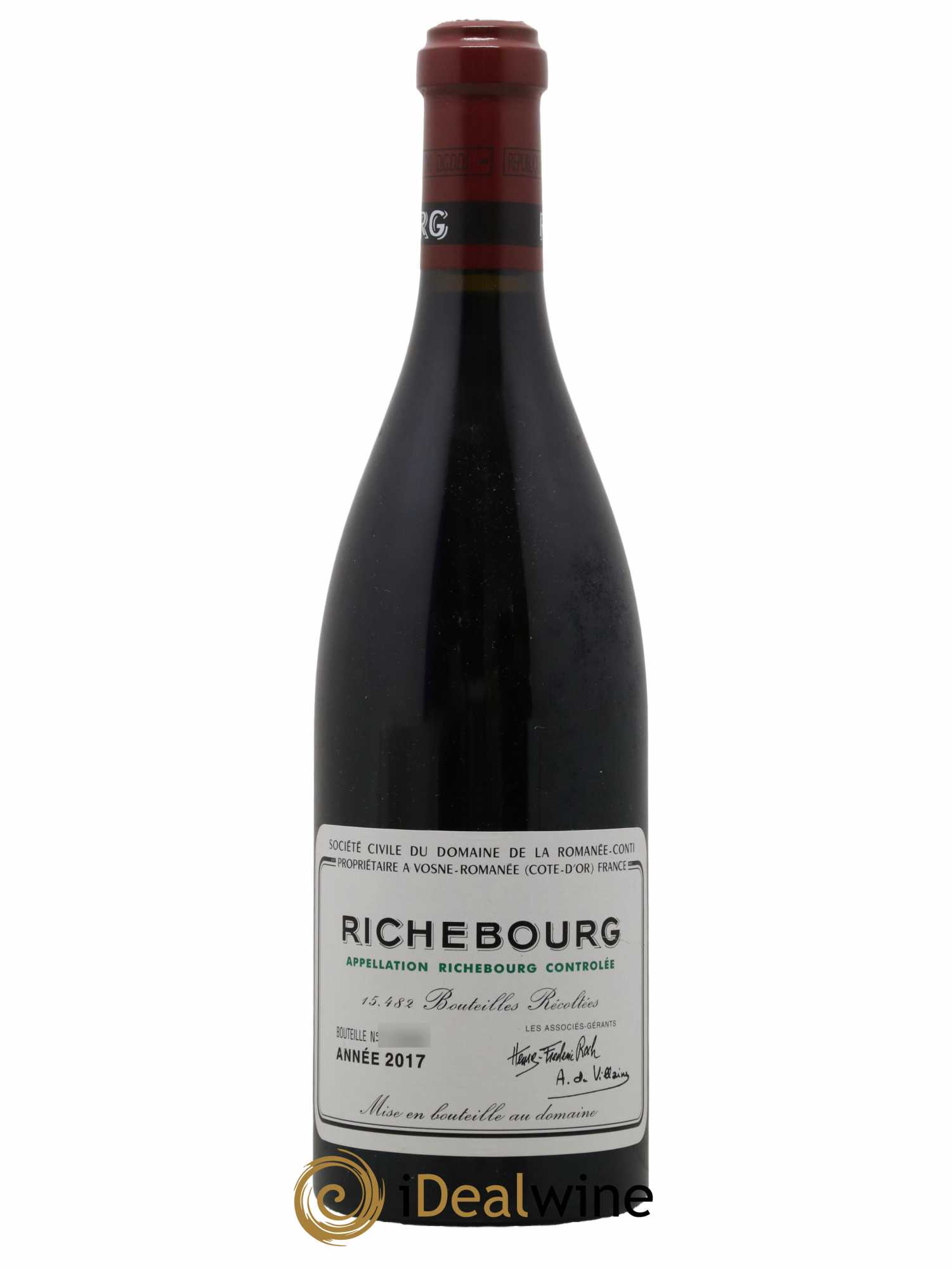 Richebourg Grand Cru Domaine de la Romanée-Conti 2017 - Lot de 1 bouteille - 0