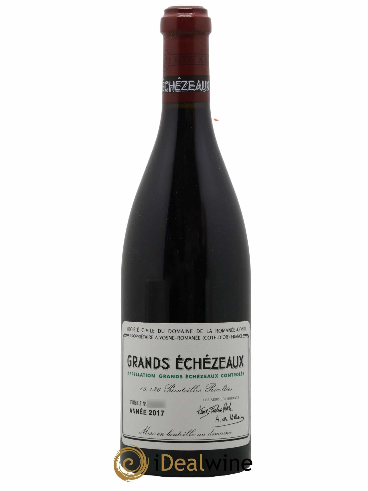Grands-Echezeaux Grand Cru Domaine de la Romanée-Conti 2017 - Lot de 1 bouteille - 0