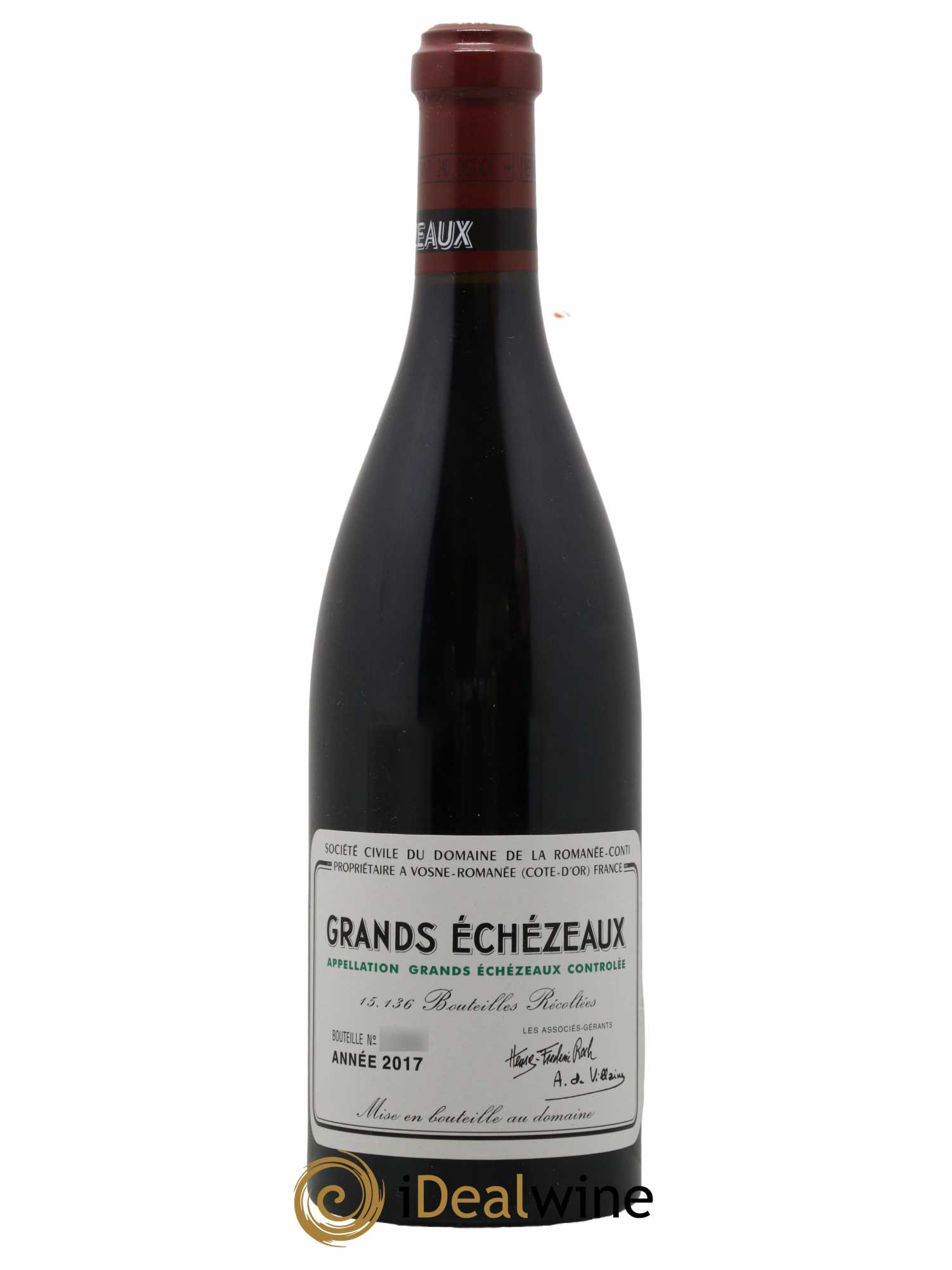 Grands-Echezeaux Grand Cru Domaine de la Romanée-Conti 2017 - Lot de 1 bouteille - 0