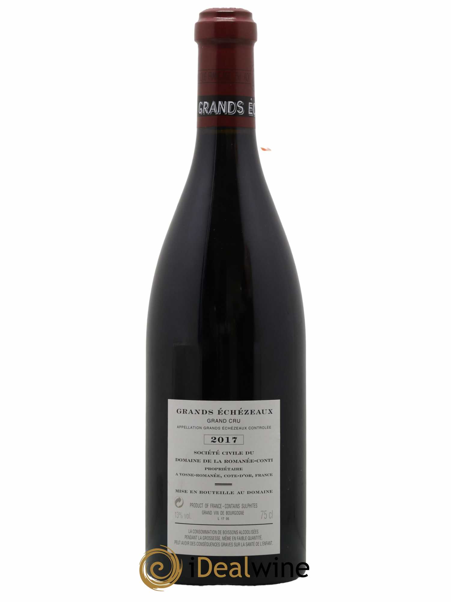 Grands-Echezeaux Grand Cru Domaine de la Romanée-Conti 2017 - Lot de 1 bouteille - 1