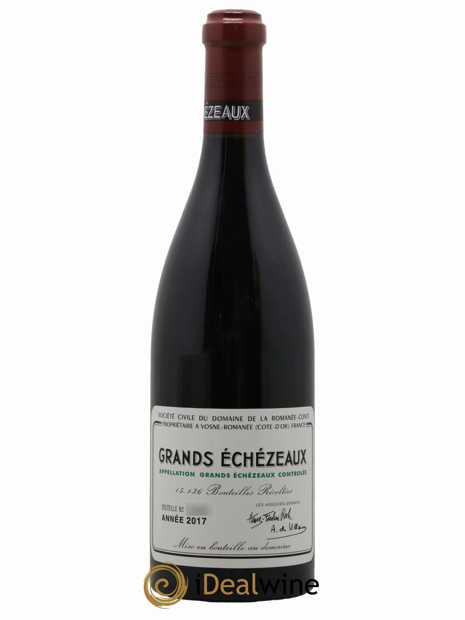 Grands-Echezeaux Grand Cru Domaine de la Romanée-Conti 2017 - Lot de 1 bouteille - 0