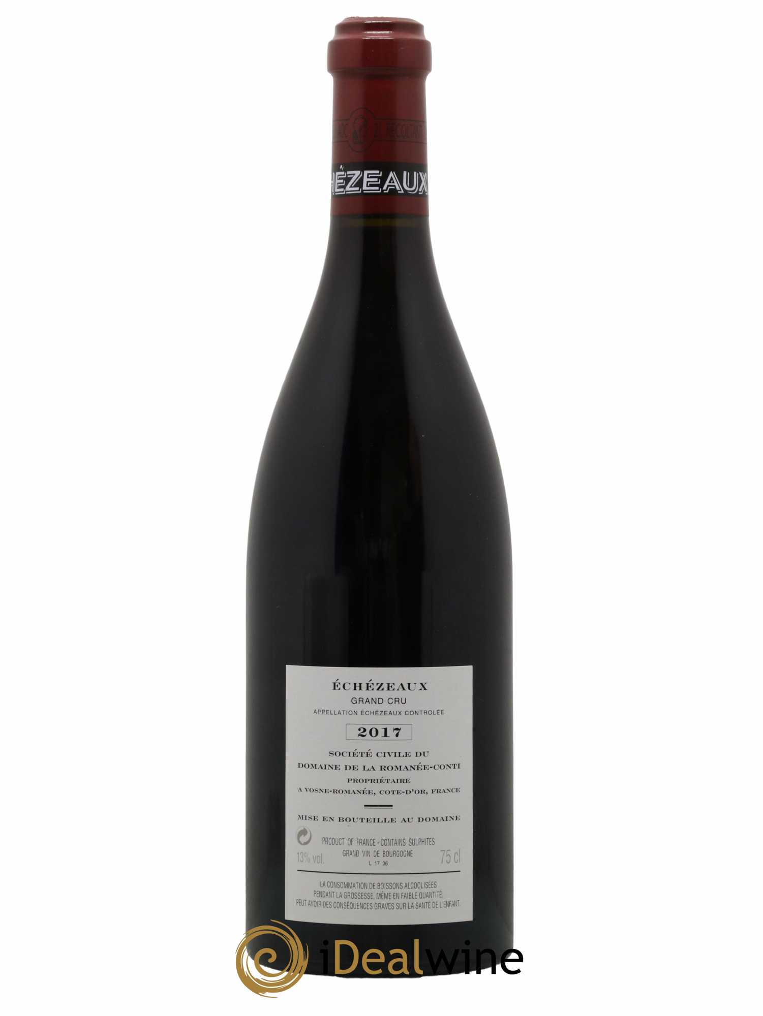 Echezeaux Grand Cru Domaine de la Romanée-Conti 2017 - Lot de 1 bouteille - 1