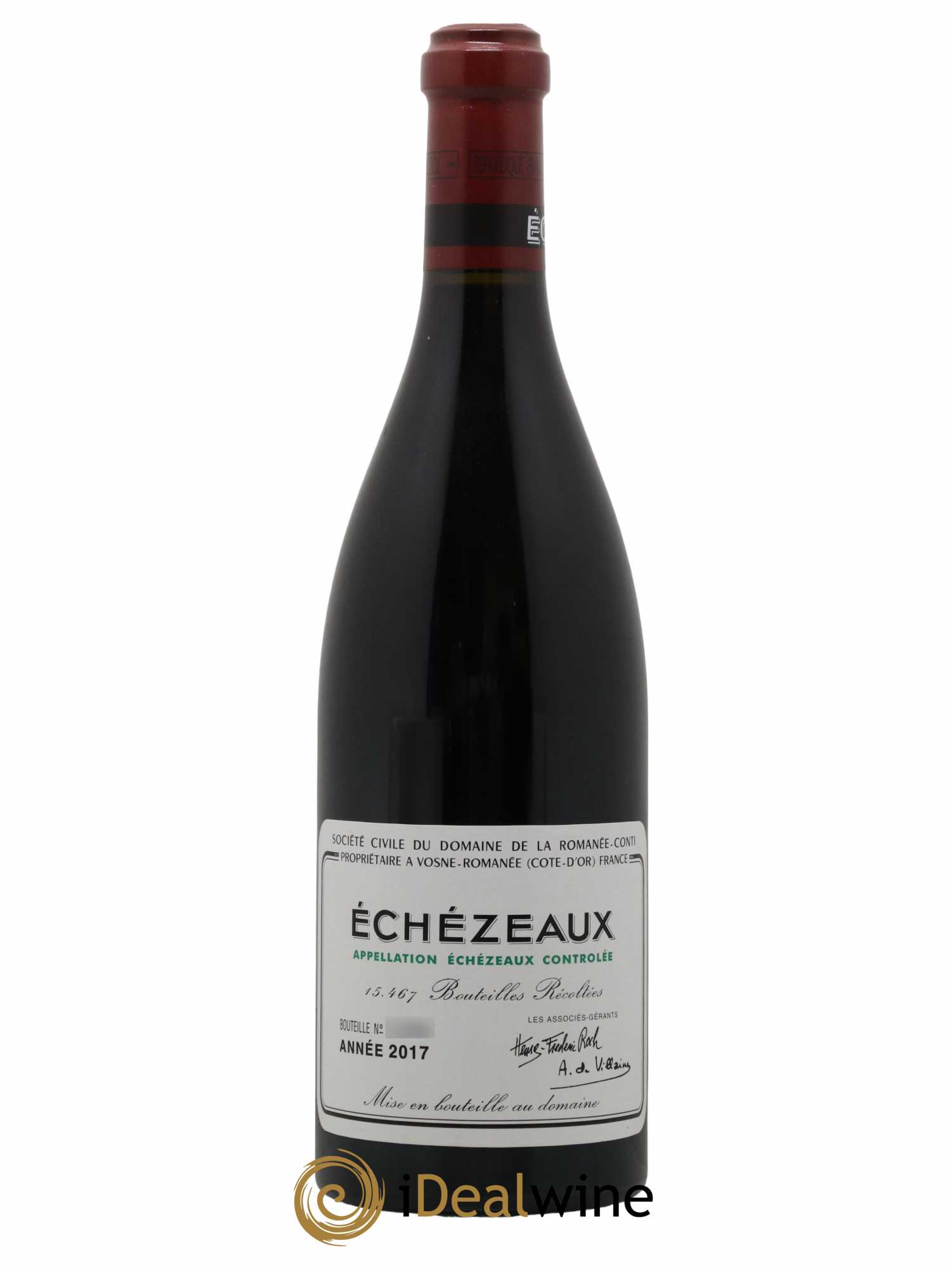 Echezeaux Grand Cru Domaine de la Romanée-Conti 2017 - Lot de 1 bouteille - 0