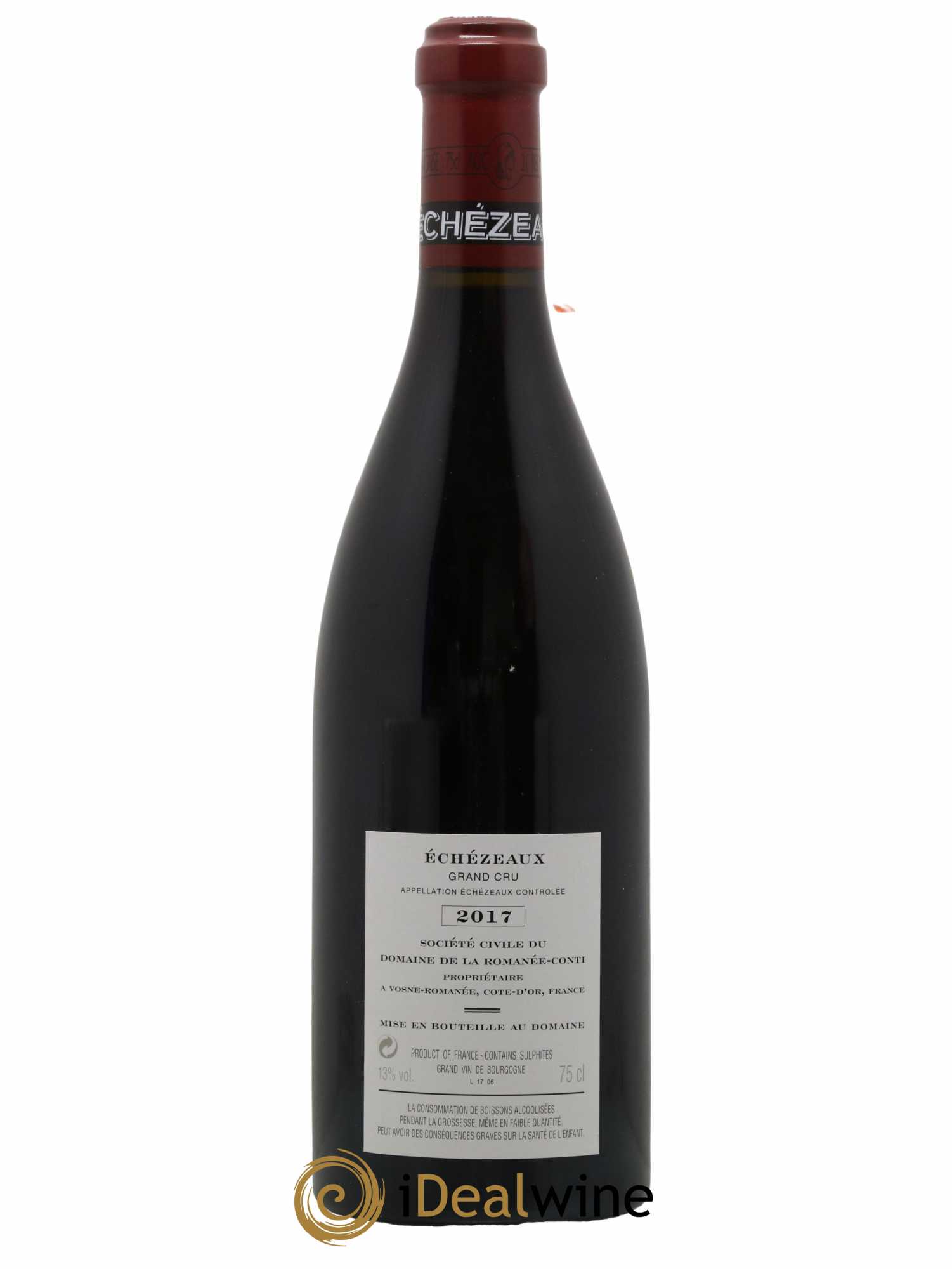 Echezeaux Grand Cru Domaine de la Romanée-Conti 2017 - Lot de 1 bouteille - 1