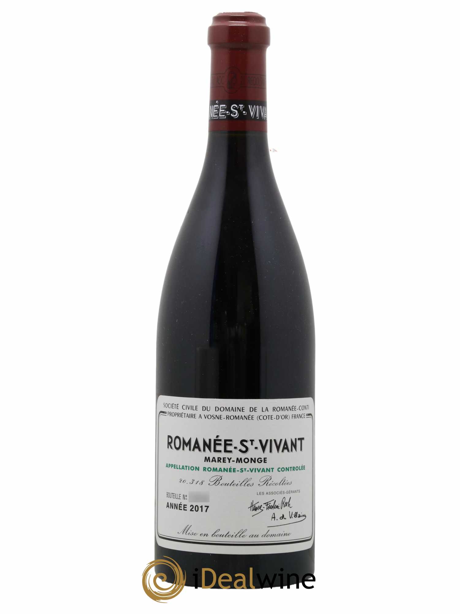 Romanée-Saint-Vivant Grand Cru Domaine de la Romanée-Conti 2017 - Lot de 1 bouteille - 0