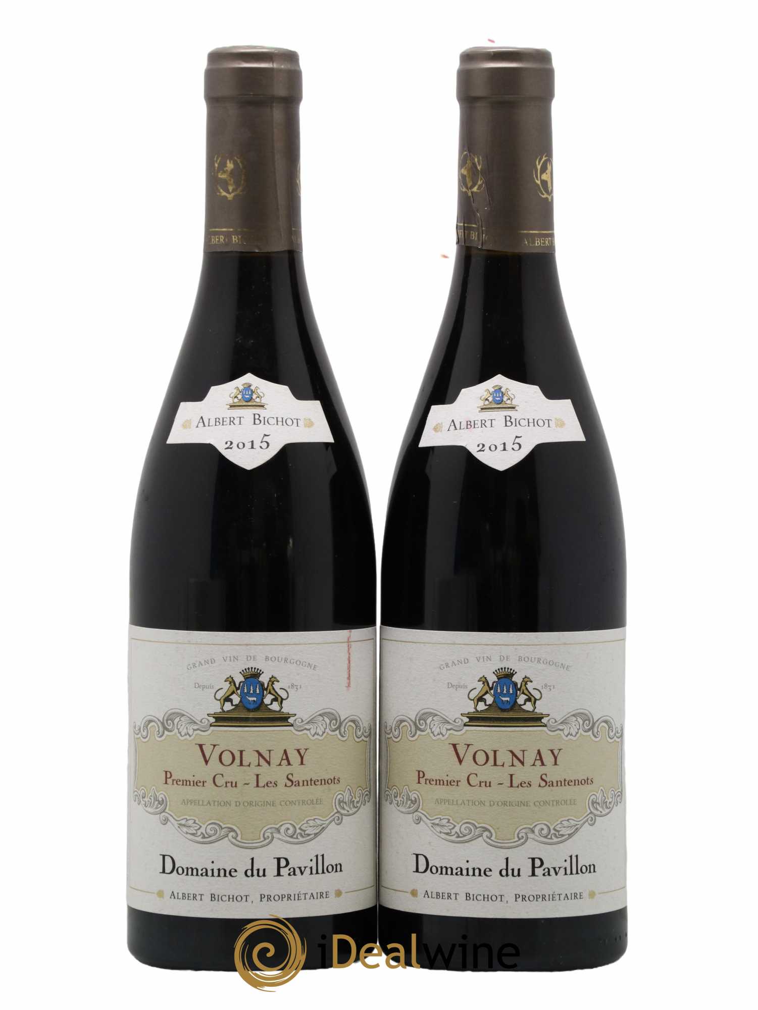 Volnay 1er Cru Les Santenots Domaine du Pavillon - Albert Bichot 2015 - Lot de 2 bouteilles - 0