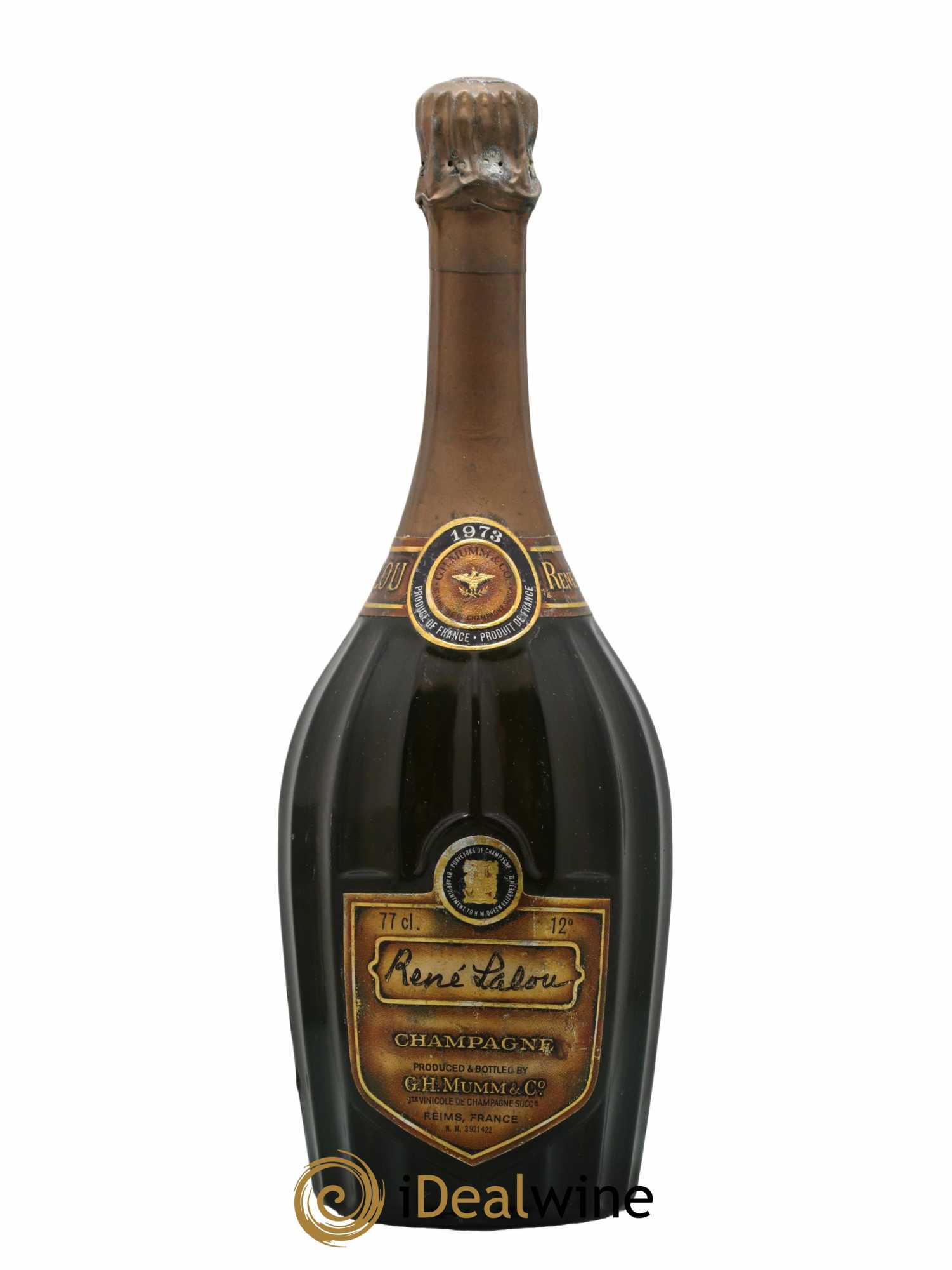 René Lalou Mumm 1973 - Lot de 1 bouteille - 0
