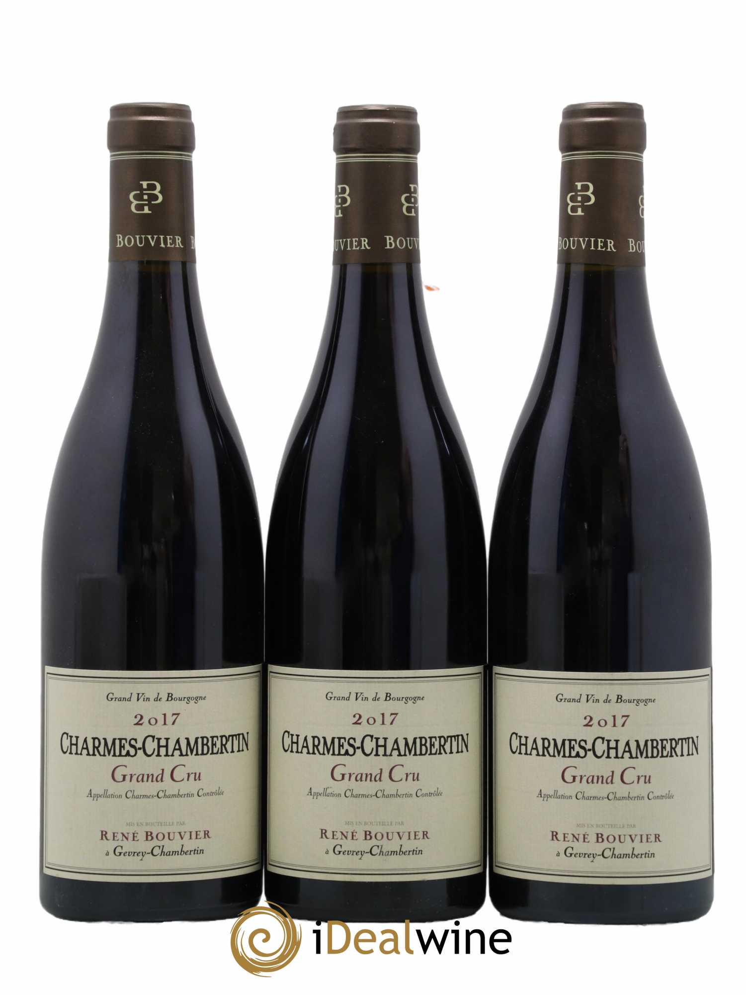 Charmes-Chambertin Grand Cru René Bouvier (Domaine) 2017 - Lot de 3 bouteilles - 0
