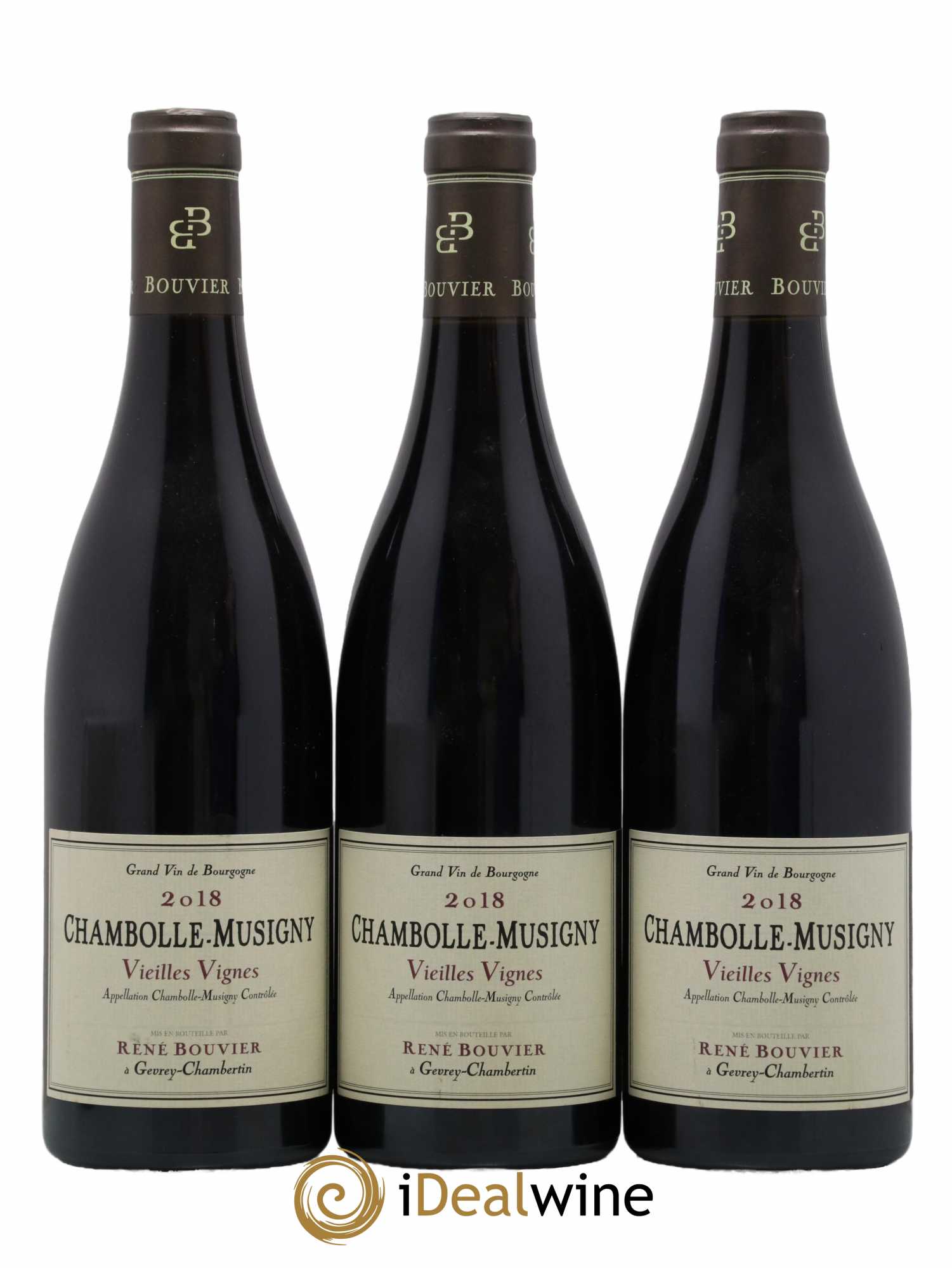 Chambolle-Musigny Vieilles Vignes René Bouvier (Domaine) 2018 - Lot de 3 bouteilles - 0