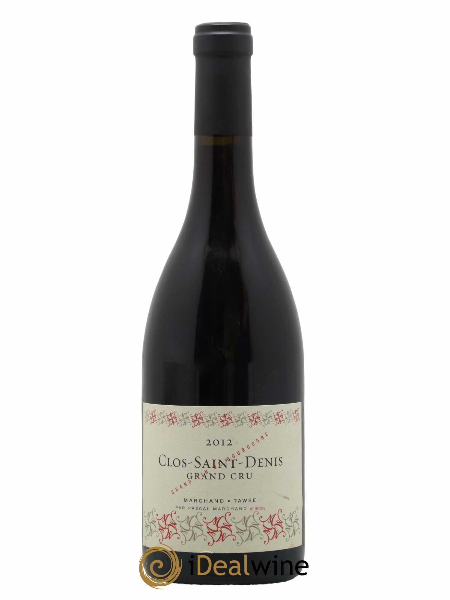 Clos Saint-Denis Grand Cru Pascal Marchand 2012 - Lot de 1 bouteille - 0
