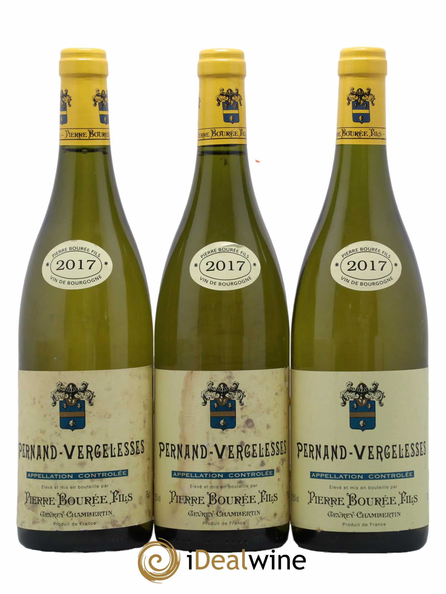 Pernand-Vergelesses Pierre Bourée 2017 - Lot de 3 bouteilles - 0