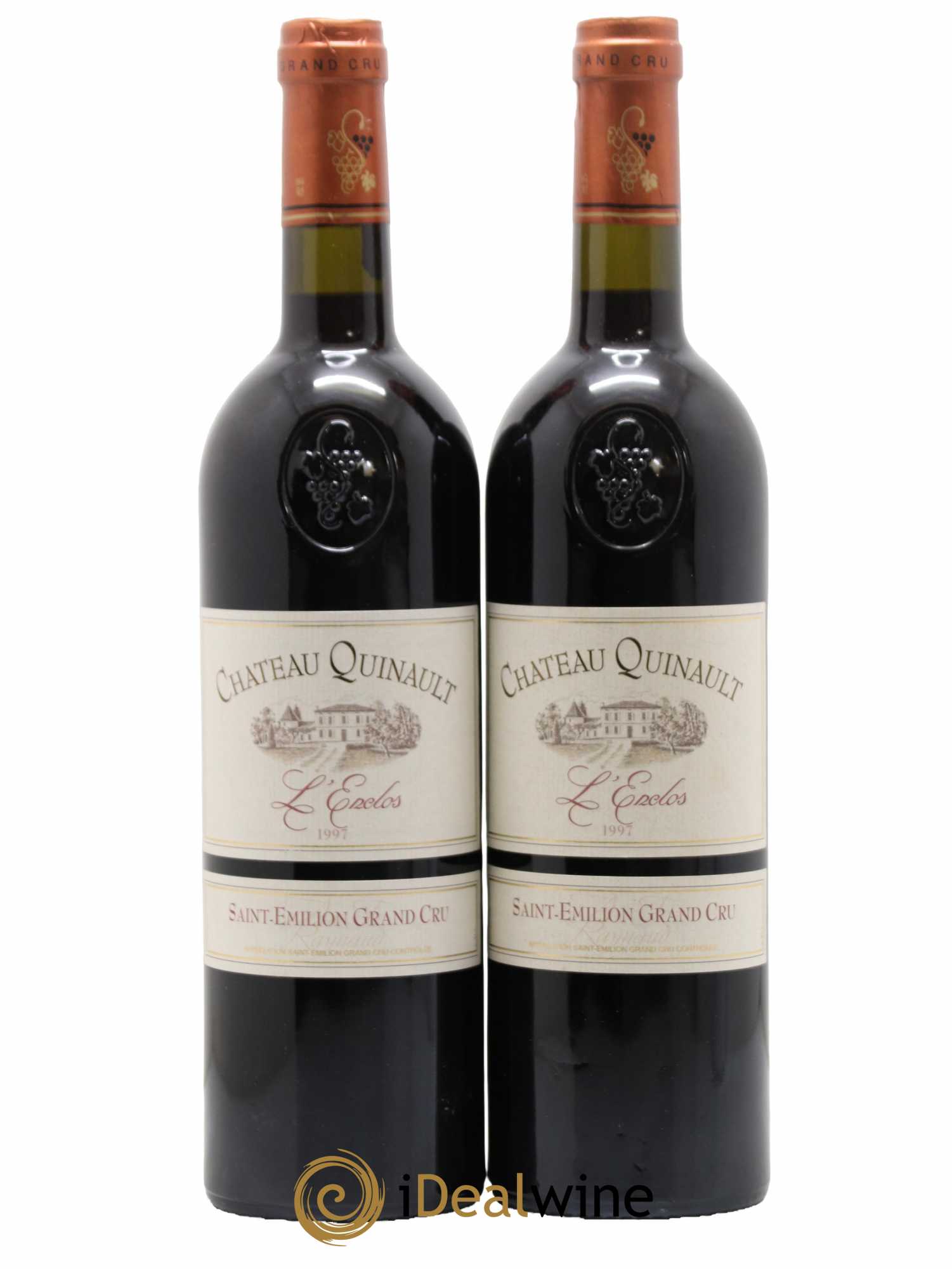 Château Quinault L'Enclos 1997 - Lot de 2 bouteilles - 0