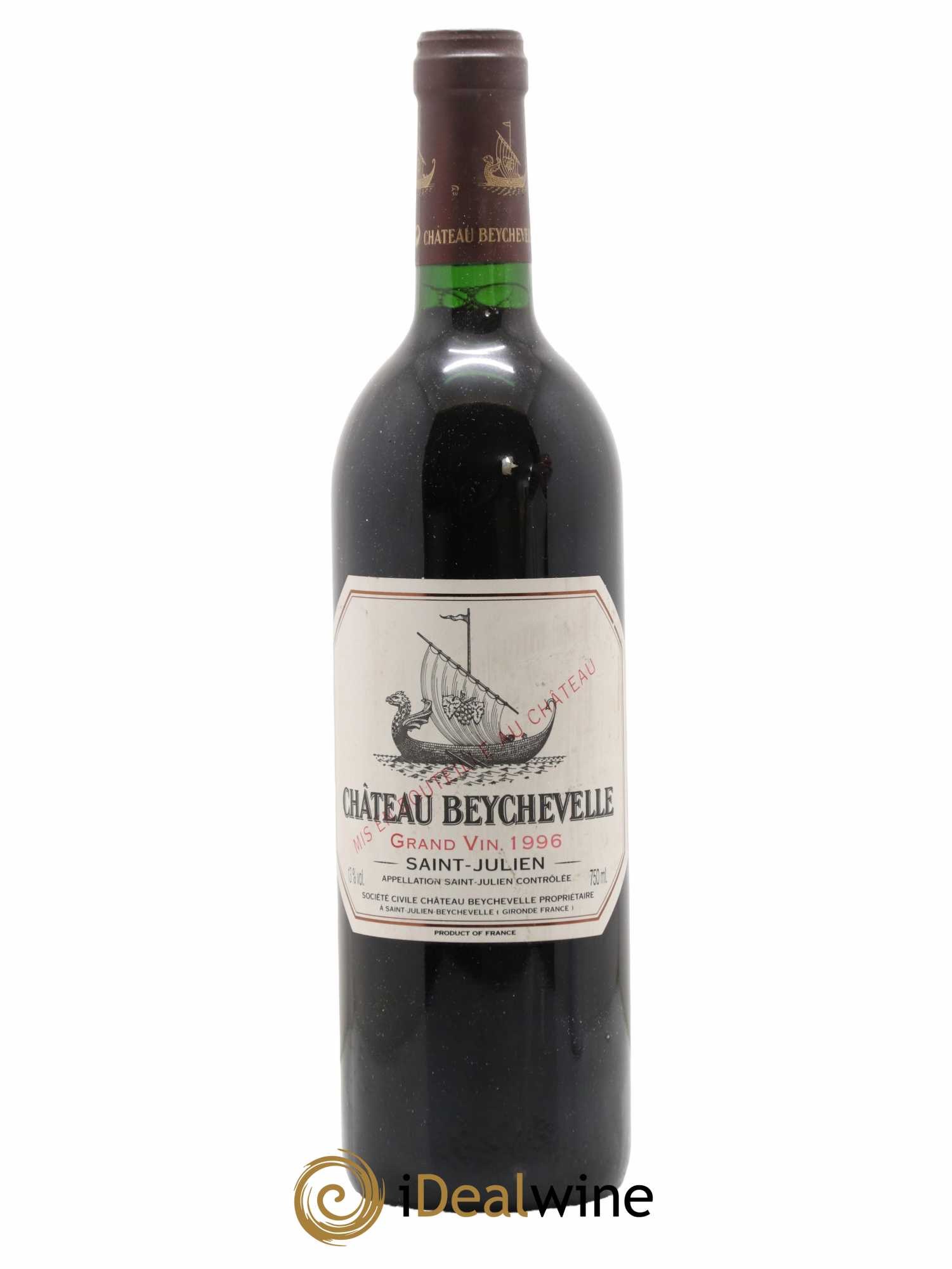 Château Beychevelle 4ème Grand Cru Classé 1996 - Lot de 1 bouteille - 0