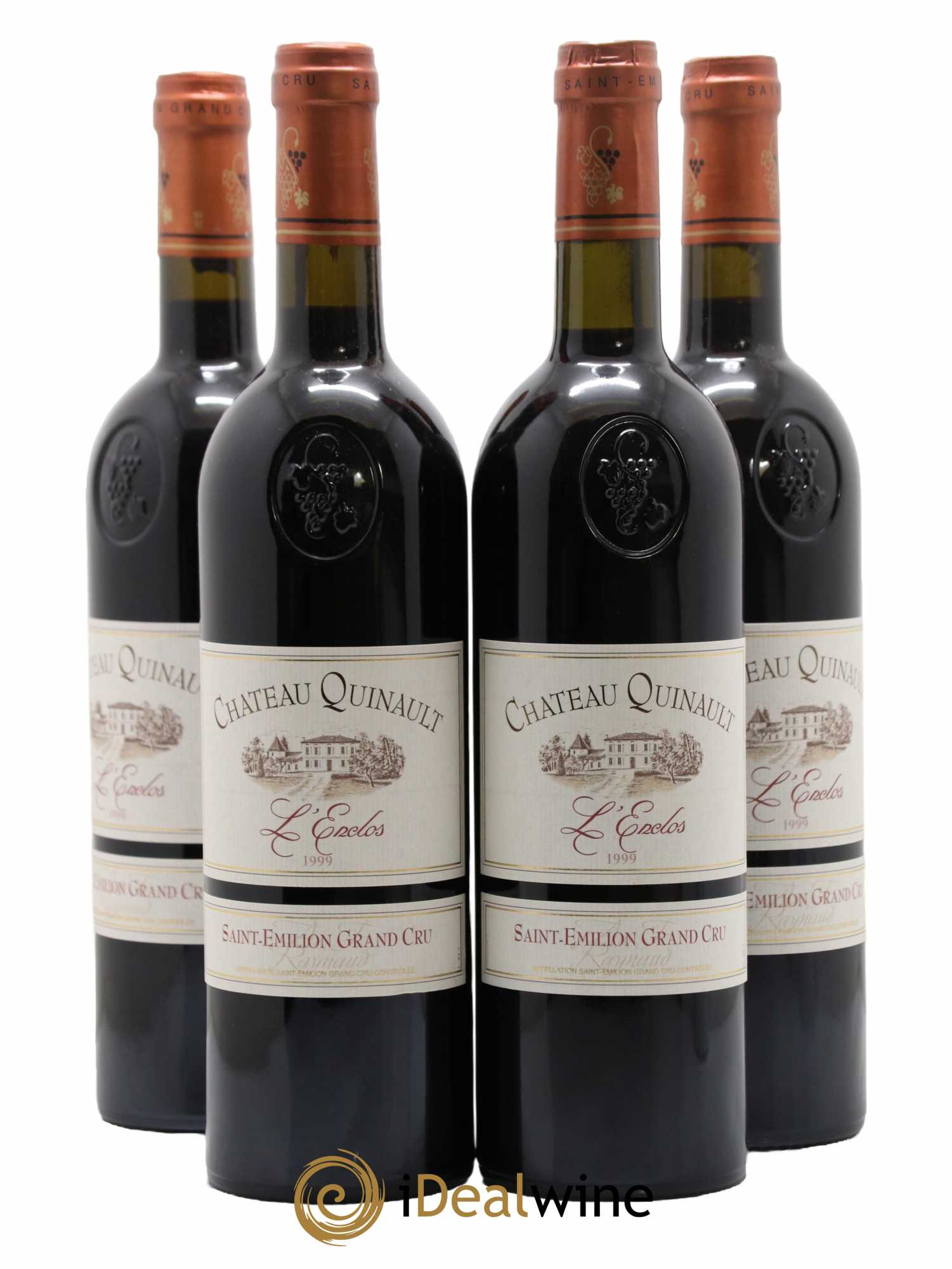 Château Quinault L'Enclos 1999 - Lot de 4 bouteilles - 0