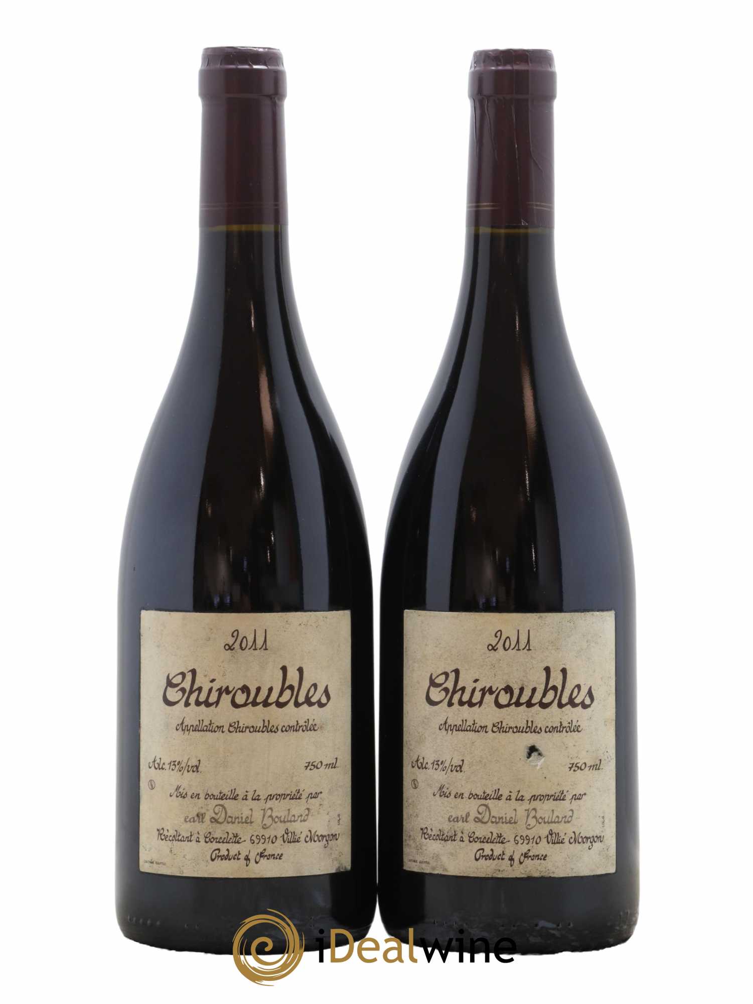 Chiroubles Daniel Bouland (Domaine) 2011 - Lot de 2 bouteilles - 0
